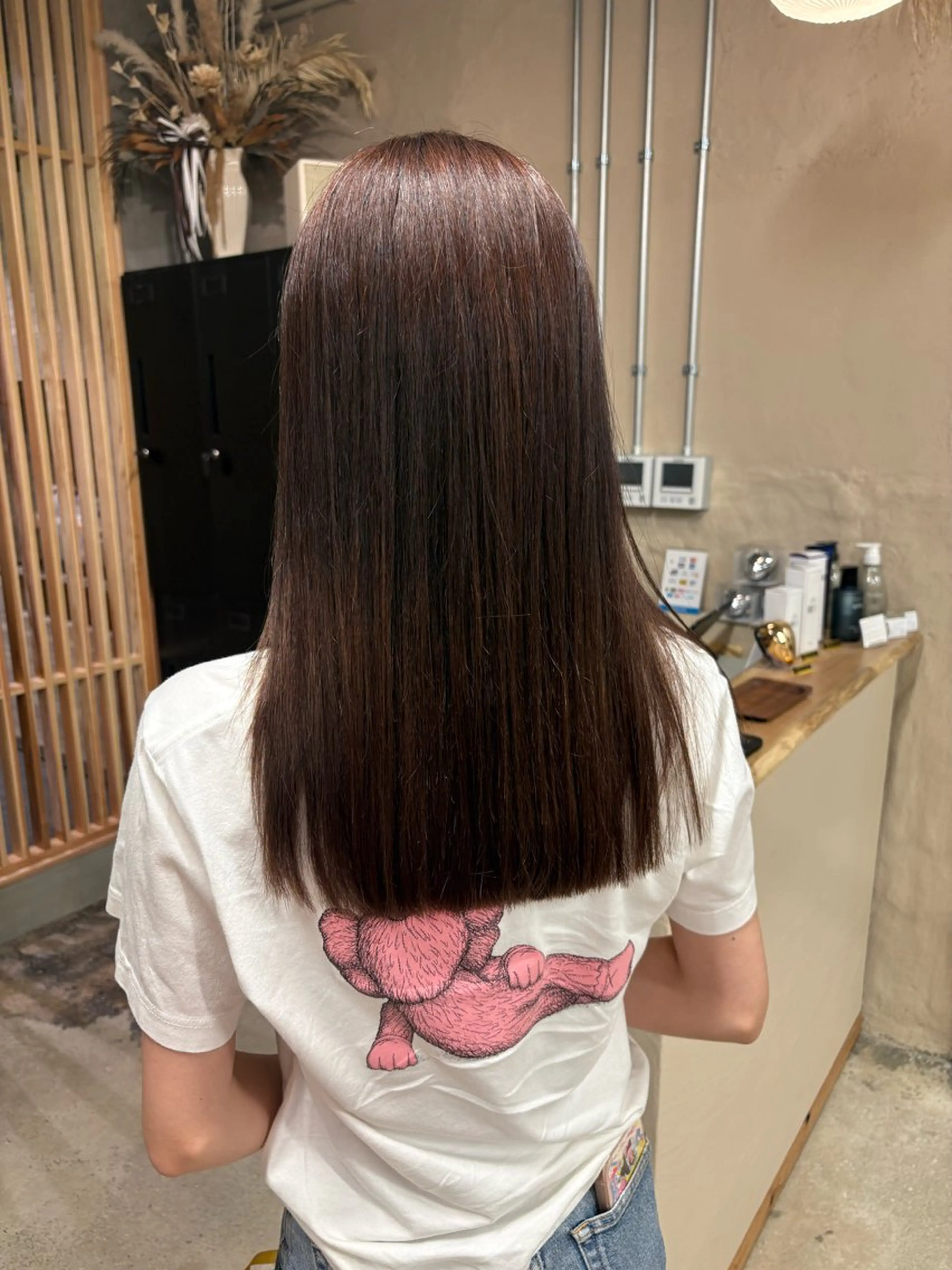 カット+縮毛矯正+トリートメント(アイロン施術あり)の写真