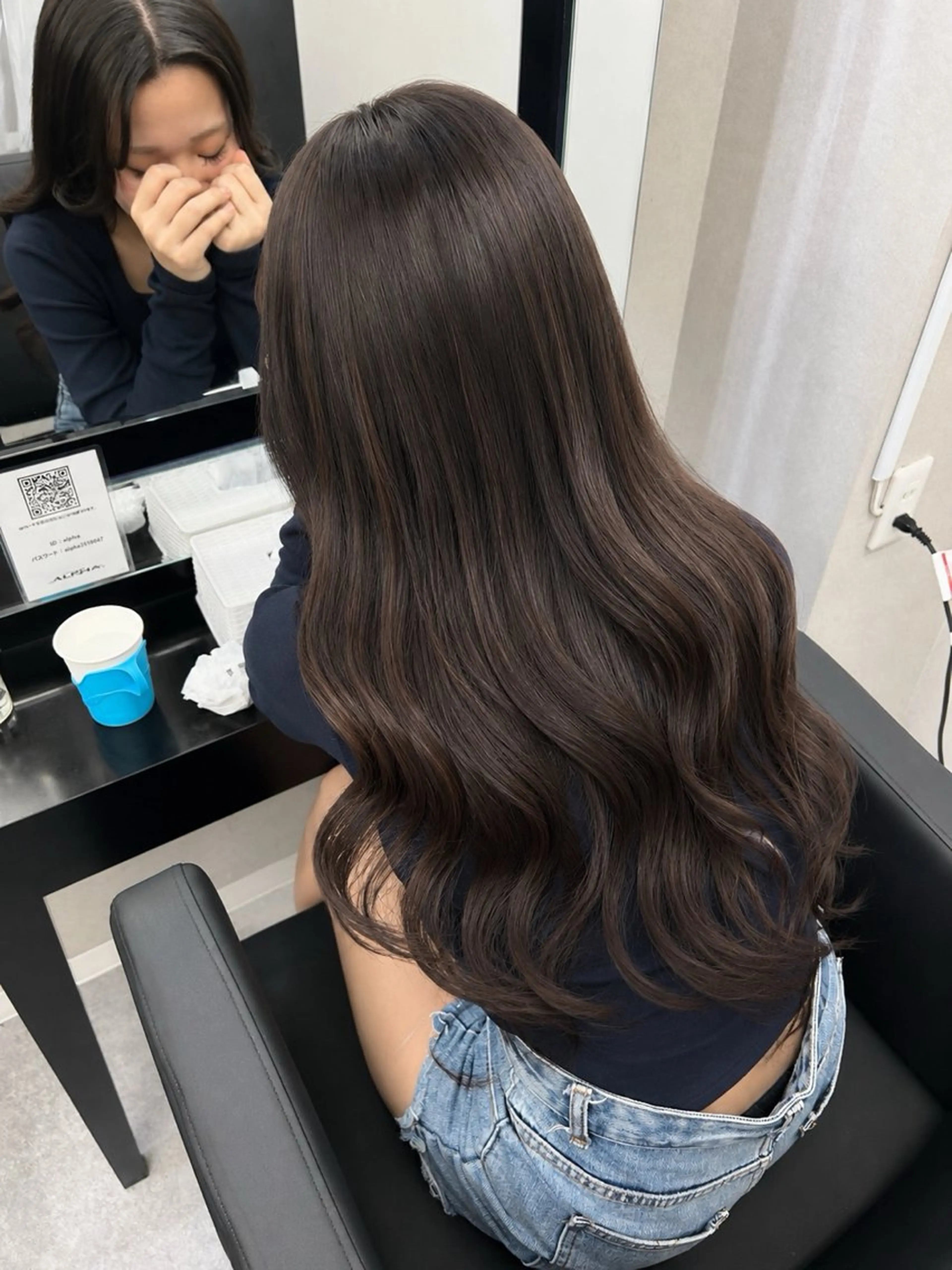 ロング シールエクステ エクステ ヘアカラー エクステ 馴染ませエクステ/ ヒロヤのヘアスタイル