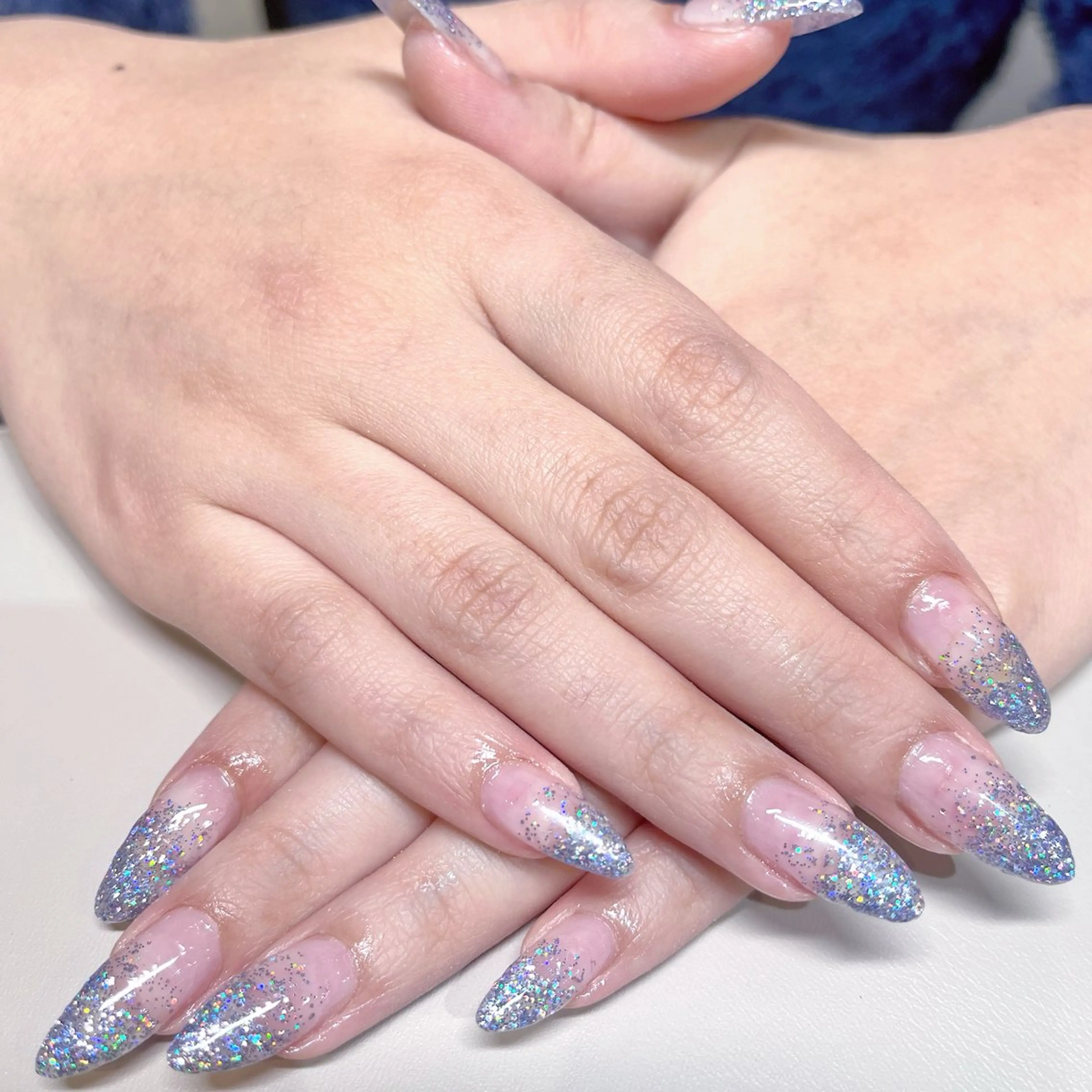 【NEW OPEN記念】オフ無料☆ジェルネイル★ラメグラデーション【オフ込み】の写真