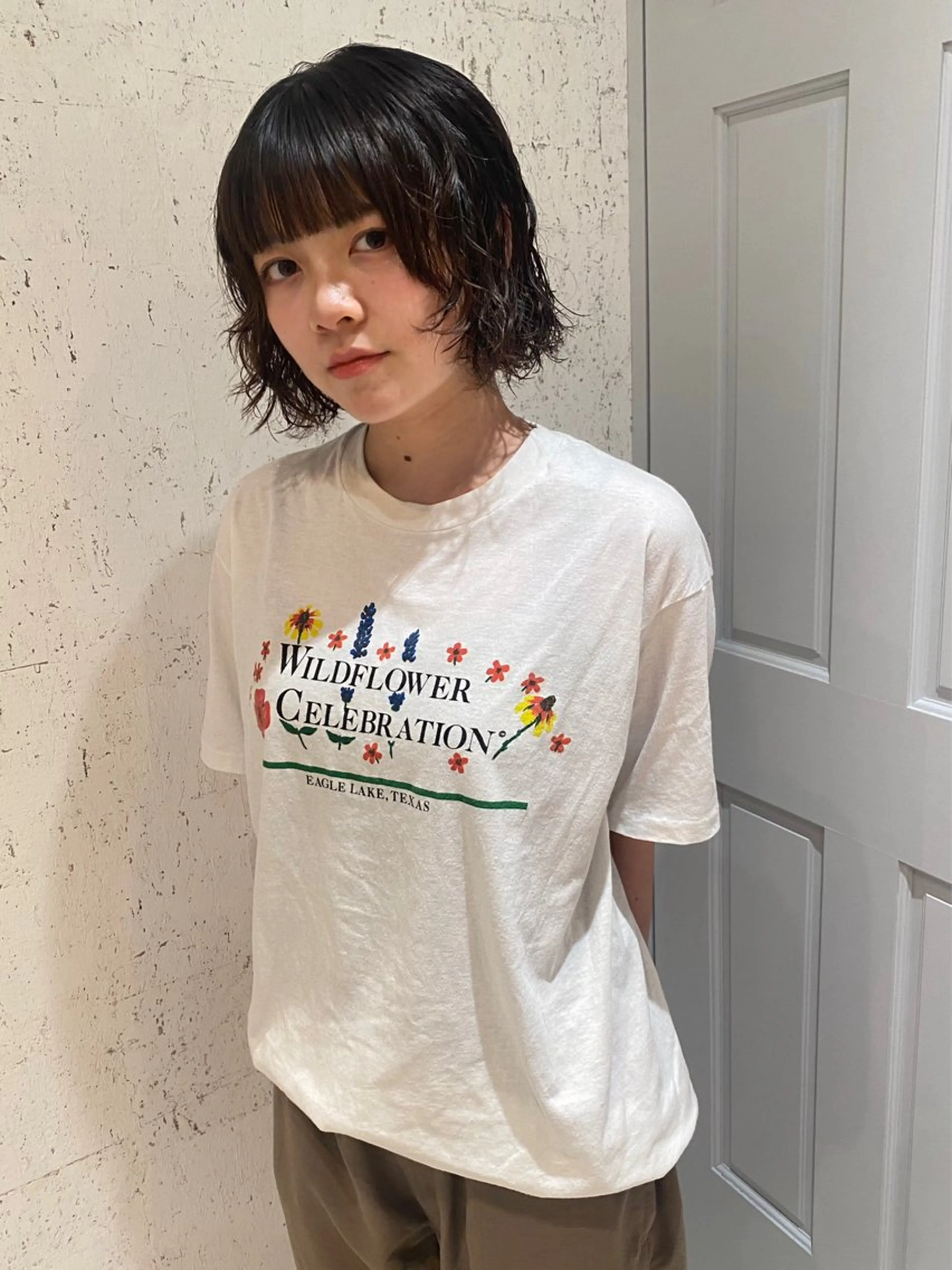 ショート カラー パーマ 似合わせカット カット パーマ mai / linoah˚✧のヘアスタイル