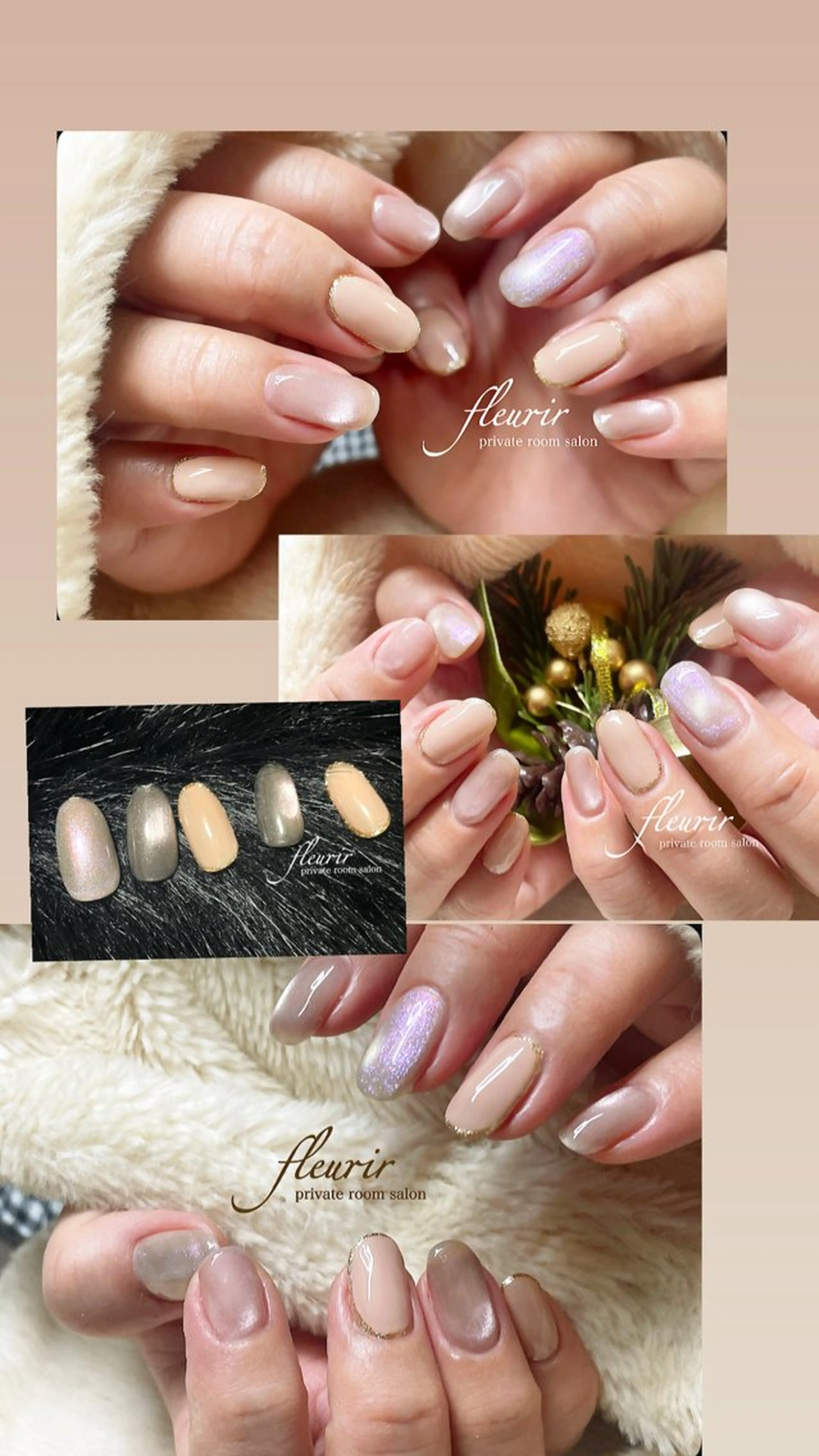 ネイル オフィスネイル 黄色 フルリール 【プライベートサロンのネイルデザイン