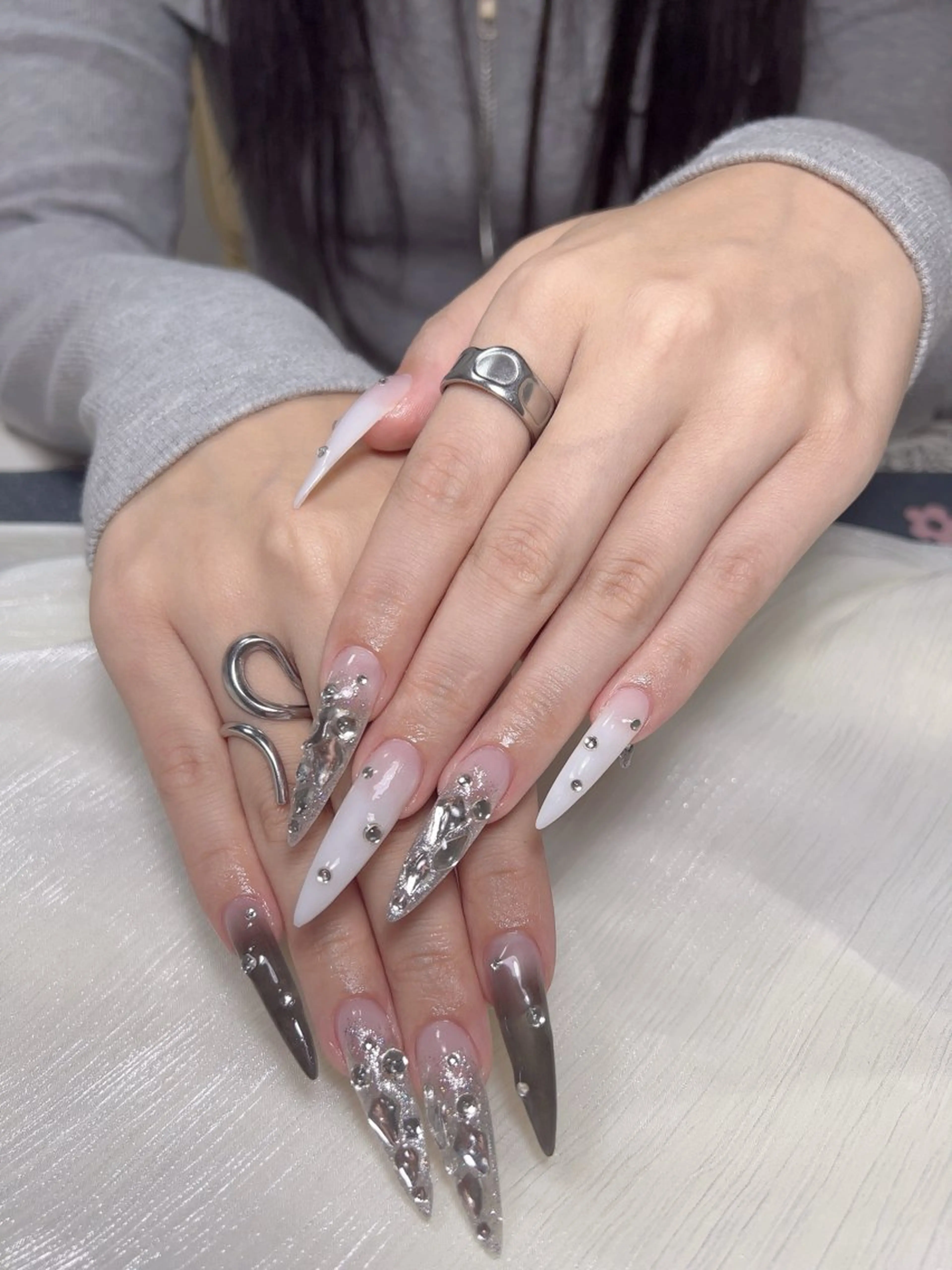 ネイル ハンドネイル ハンドケア 🎀Pink ピンク🎀のネイルデザイン