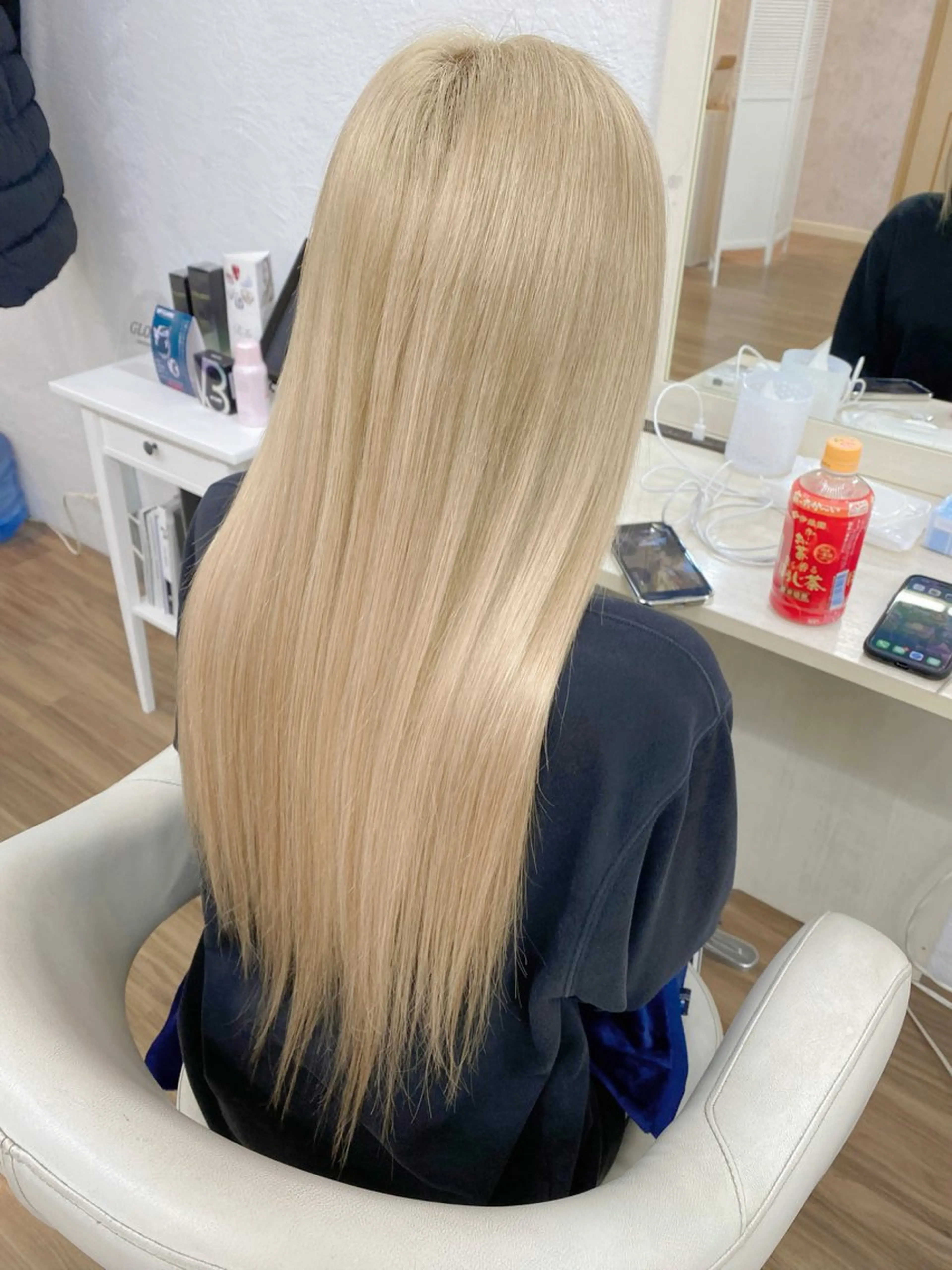 セミロング シールエクステ エクステ 髪質改善 ヘアカラー トリートメント エクステ GLOSS 心斎橋 山上のヘアスタイル