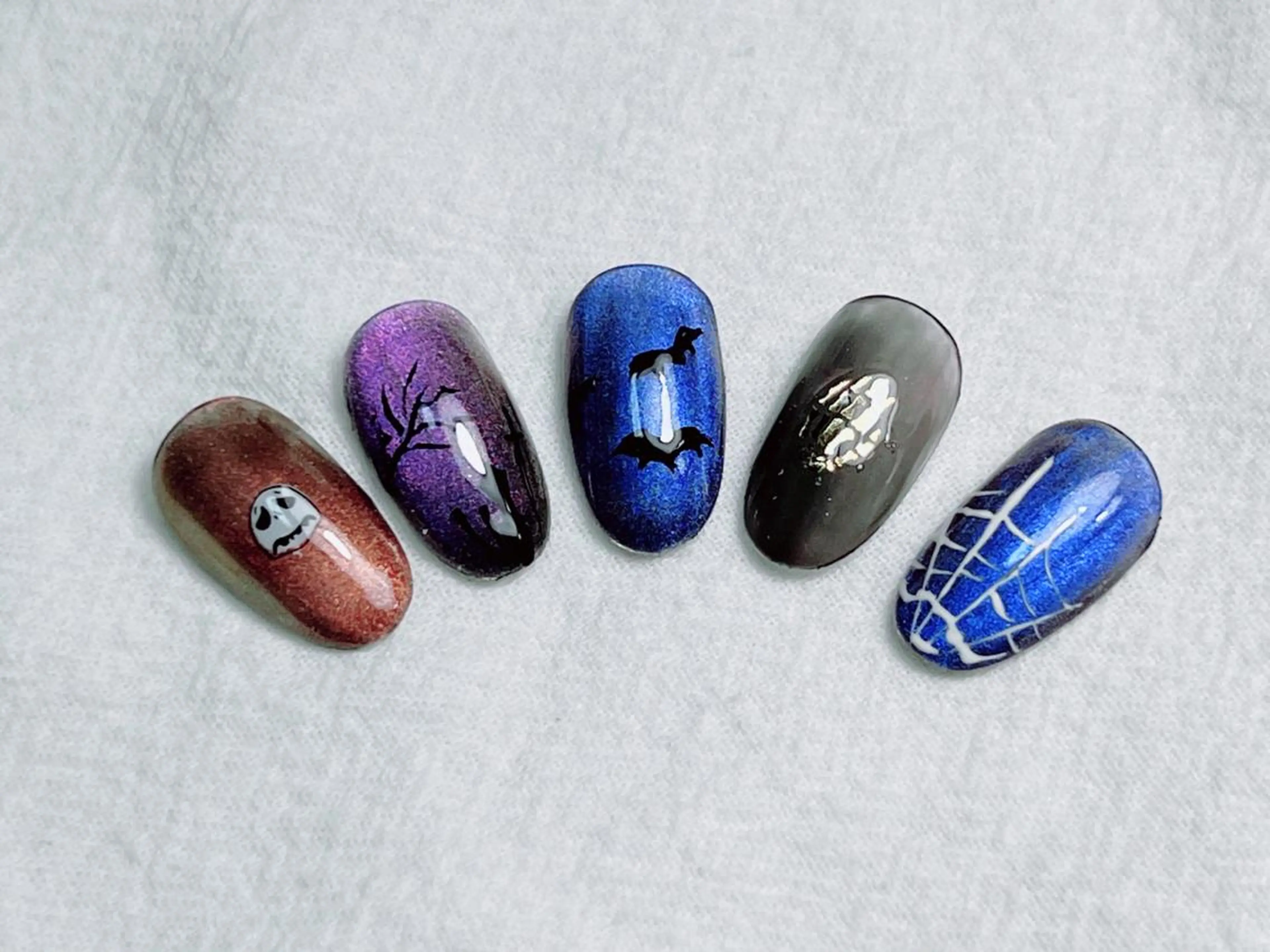 ネイル ハロウィン ニュアンスネイル ハンドネイル lucky nail 歌舞伎町のネイルデザイン