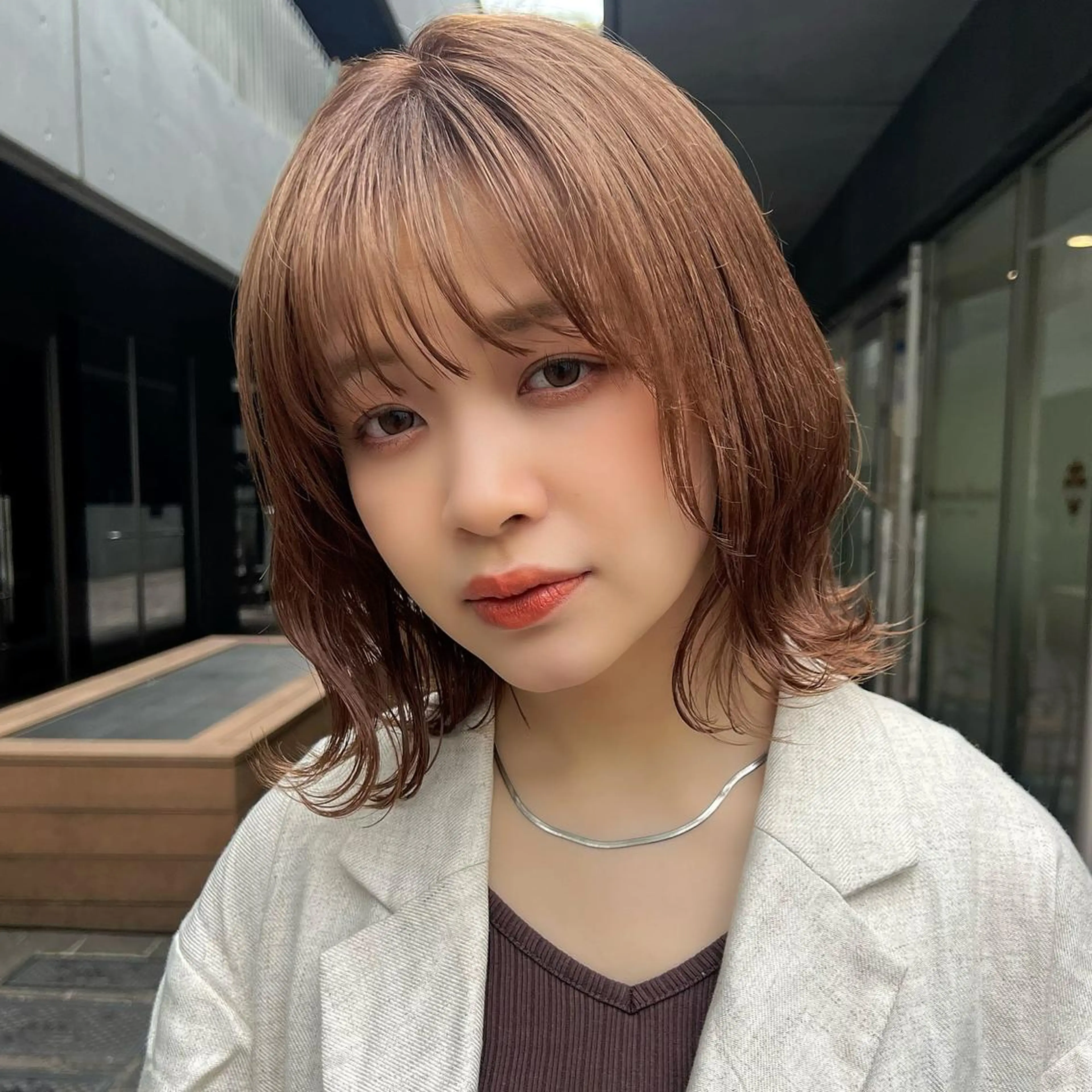 ショート 🎧パーソナルケア/ 透明感カラー/ミユのヘアスタイル