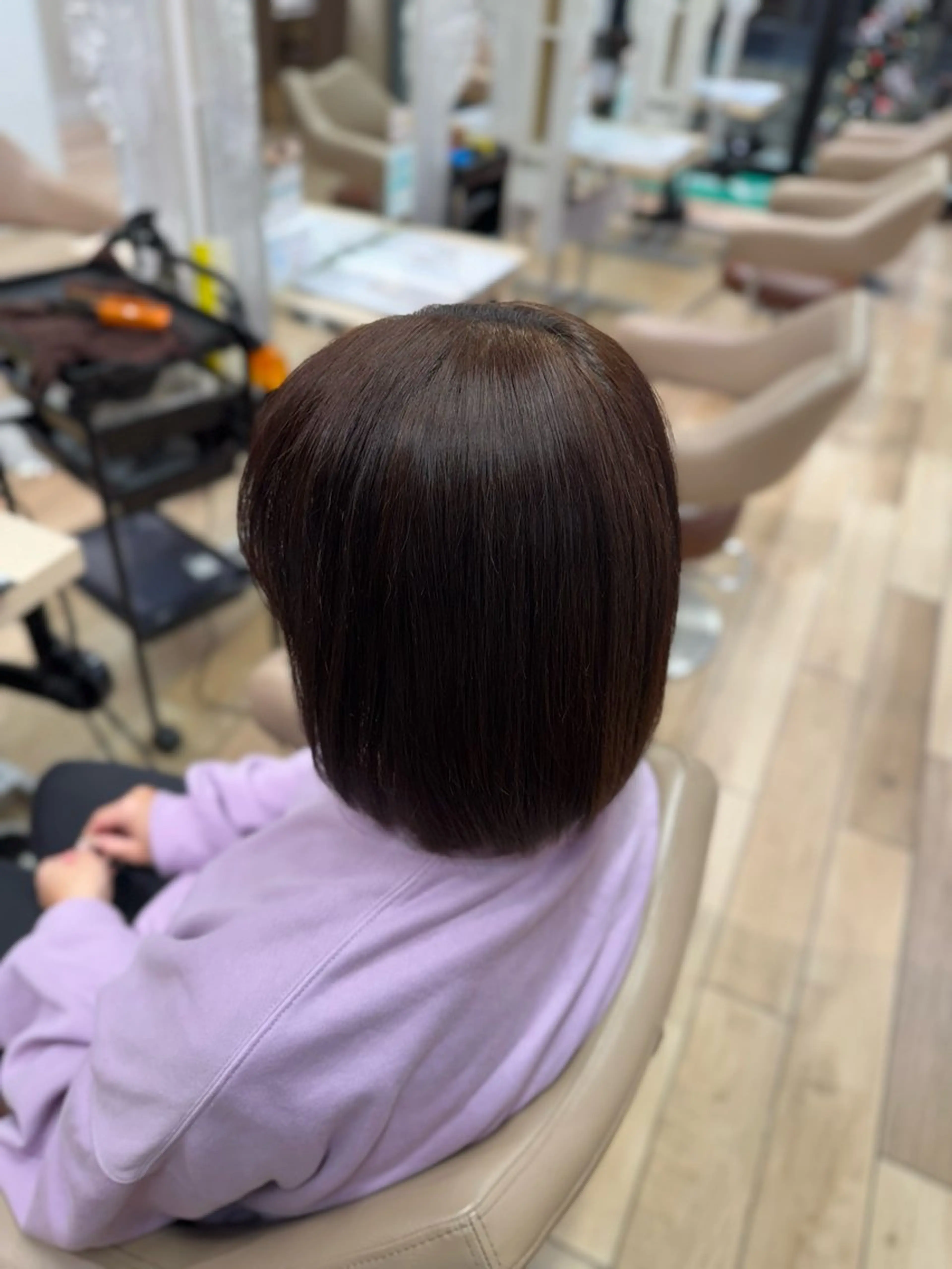 パーマ 縮毛矯正 田村 真菜のヘアスタイル