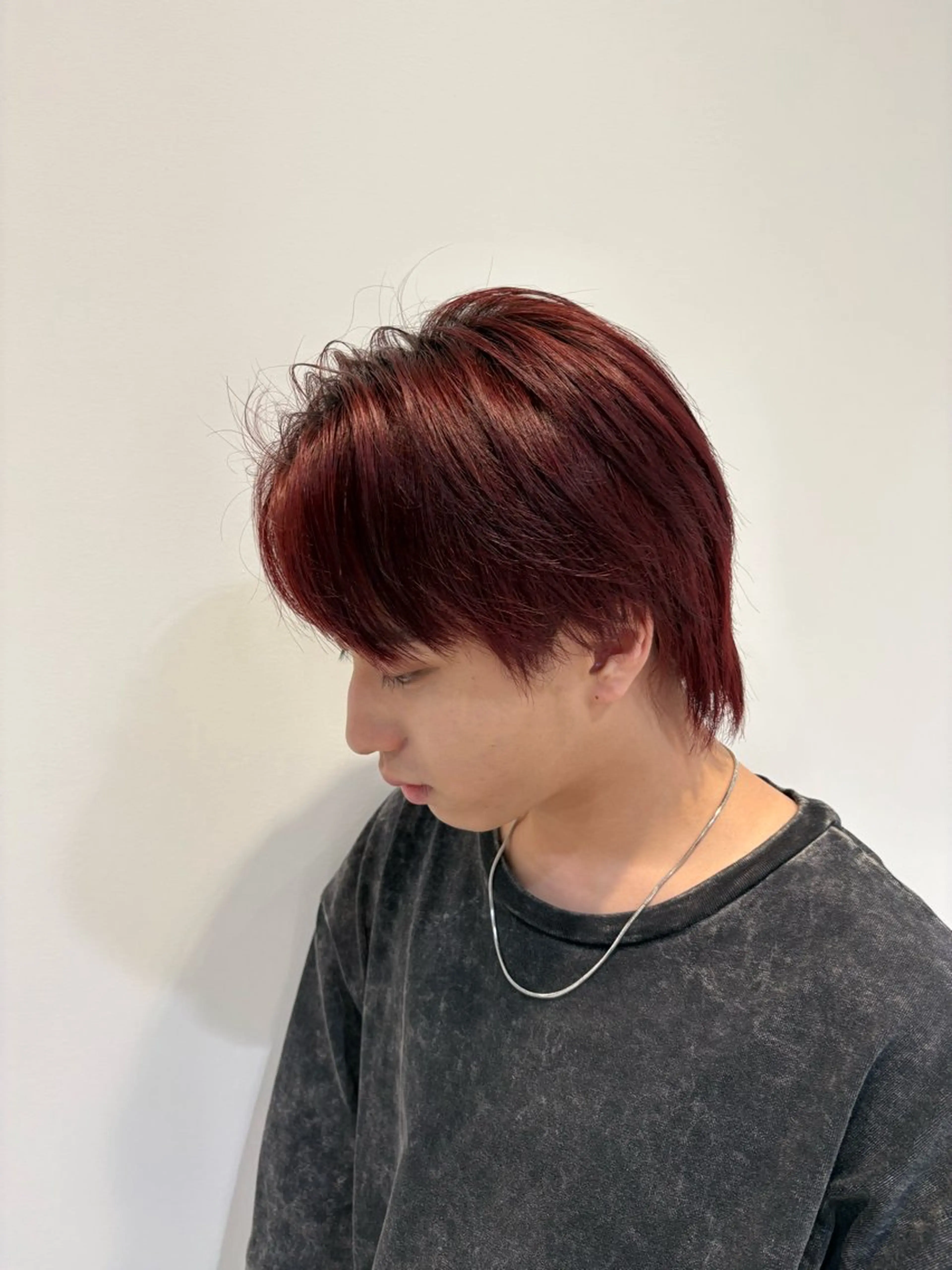 ショート カラー メンズパーマ特化 園田 楓莉のヘアスタイル