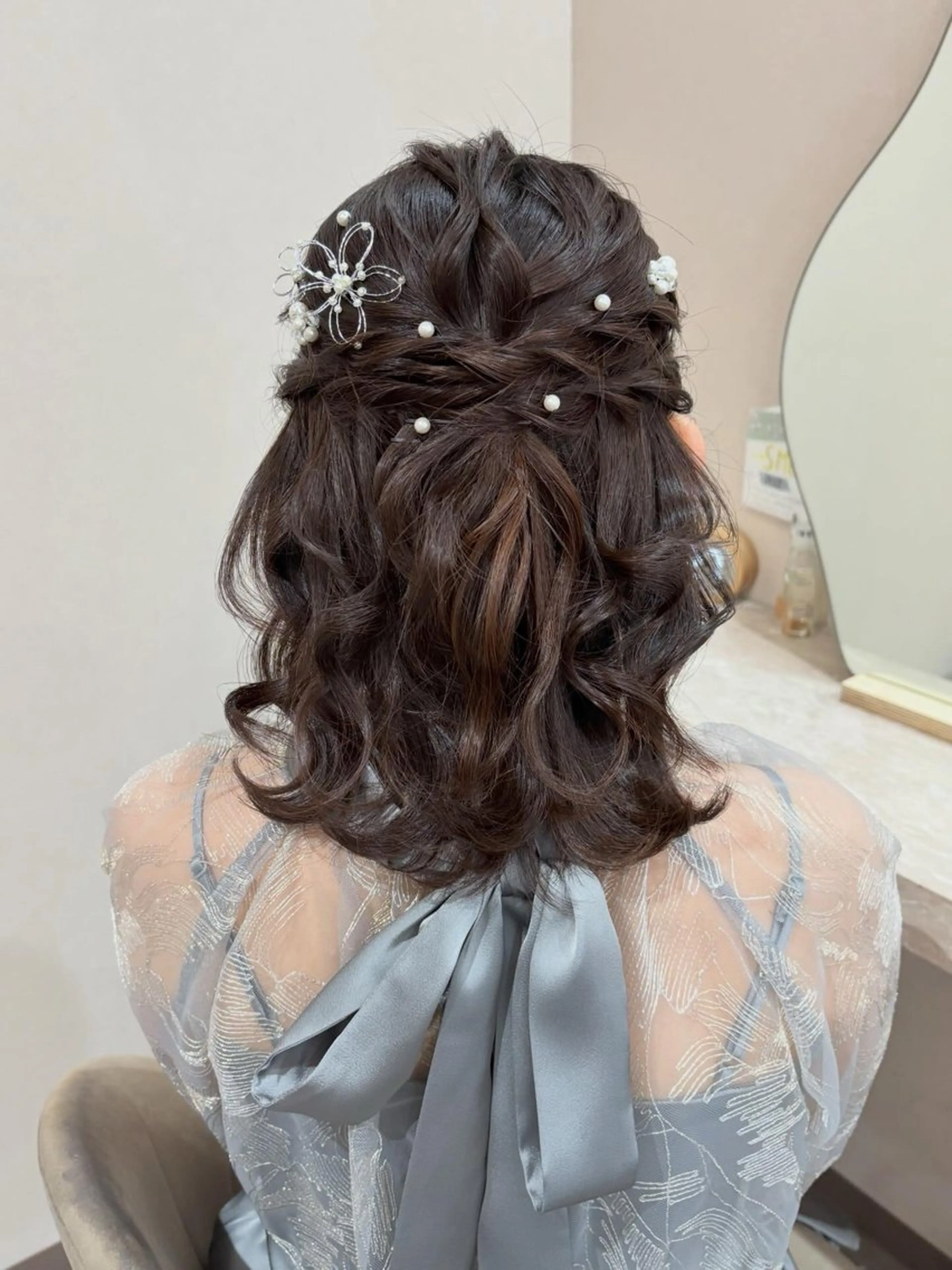 ヘアアレンジ ヘアセット Mila hinaのヘアスタイル