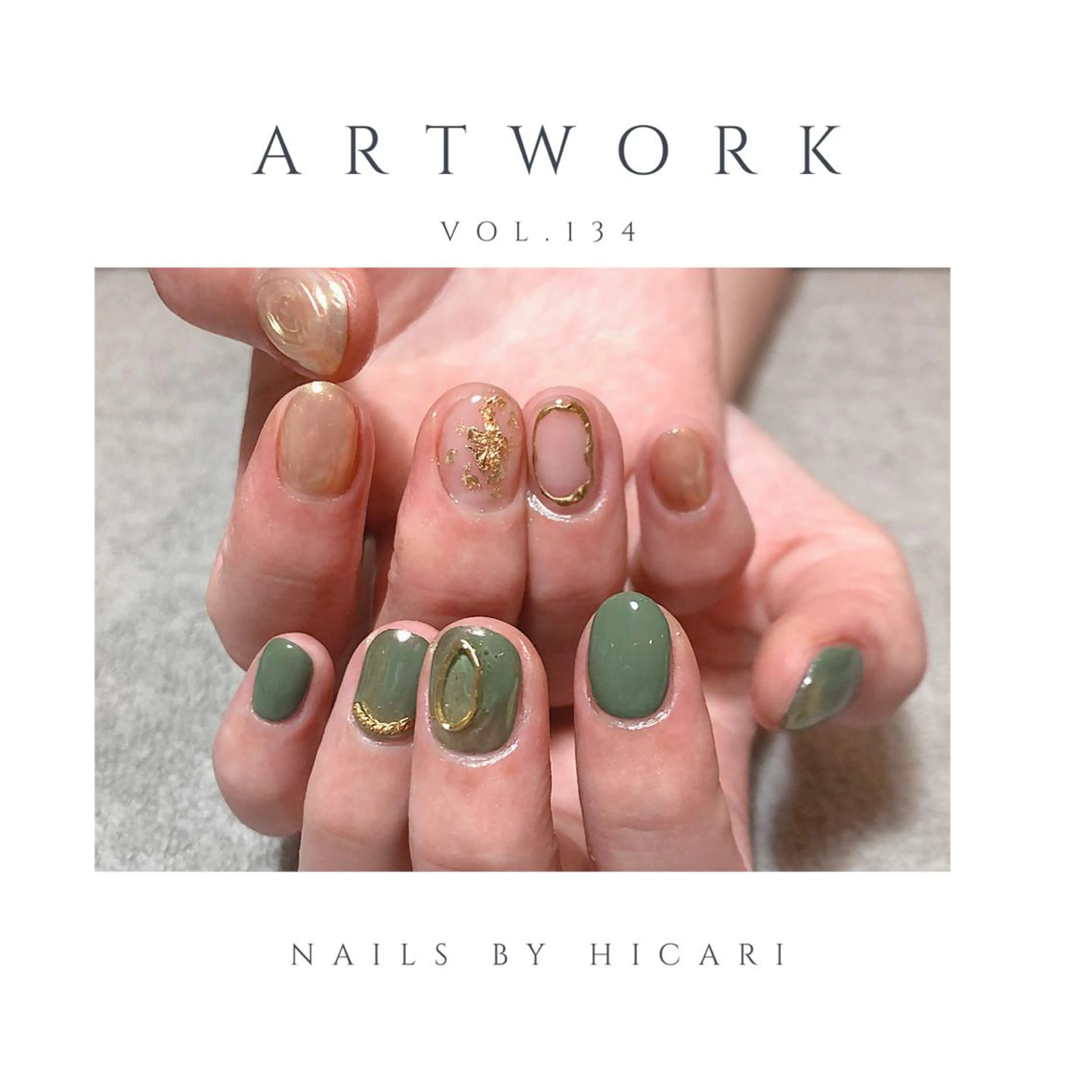 ショート カラー ネイル マツエク・マツパ illum hicariのネイルデザイン