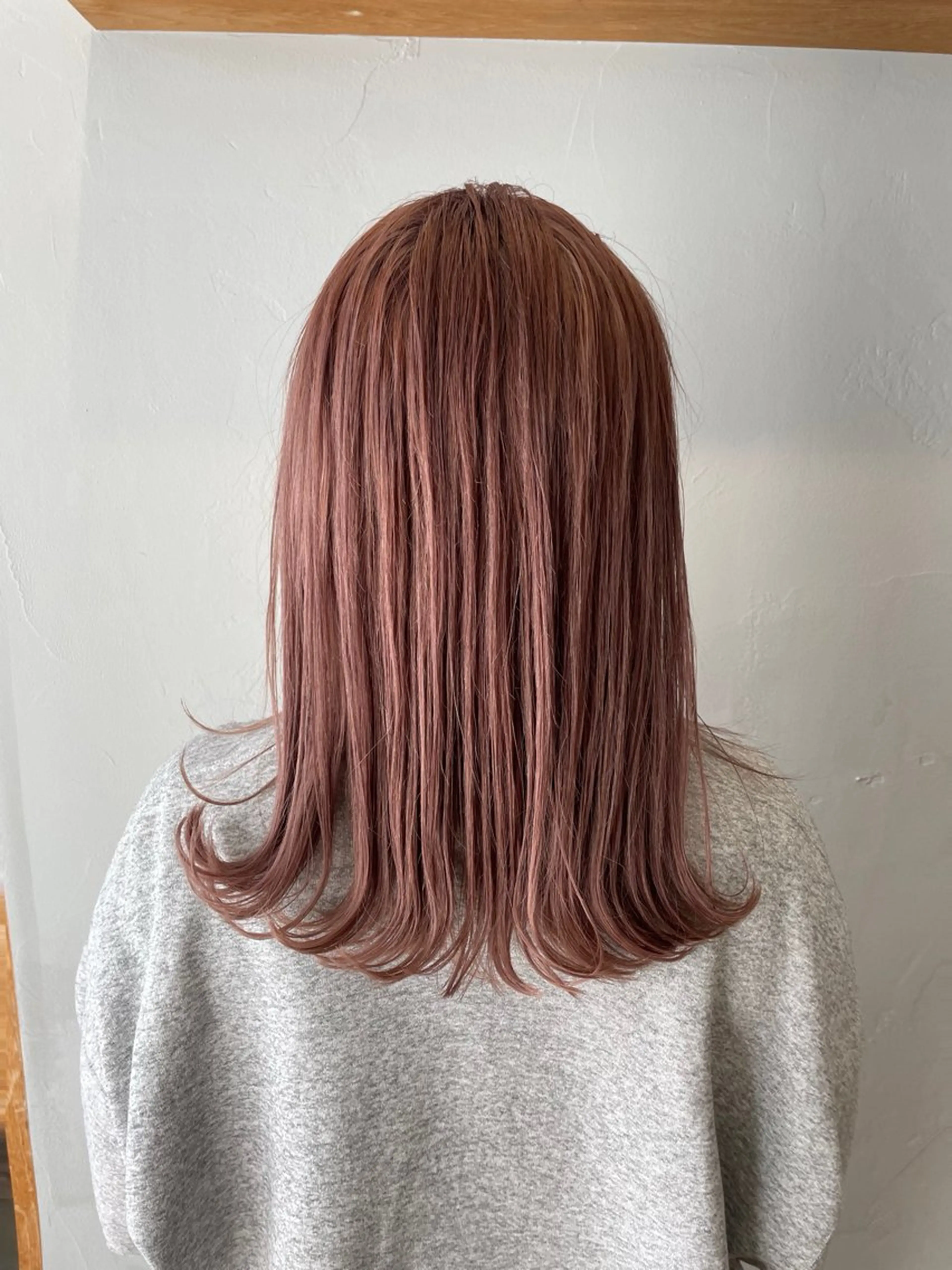 ミディアム カラー カット ヘアカラー トリートメント オリーブ/縮毛♡ Natsuno🩰のヘアスタイル