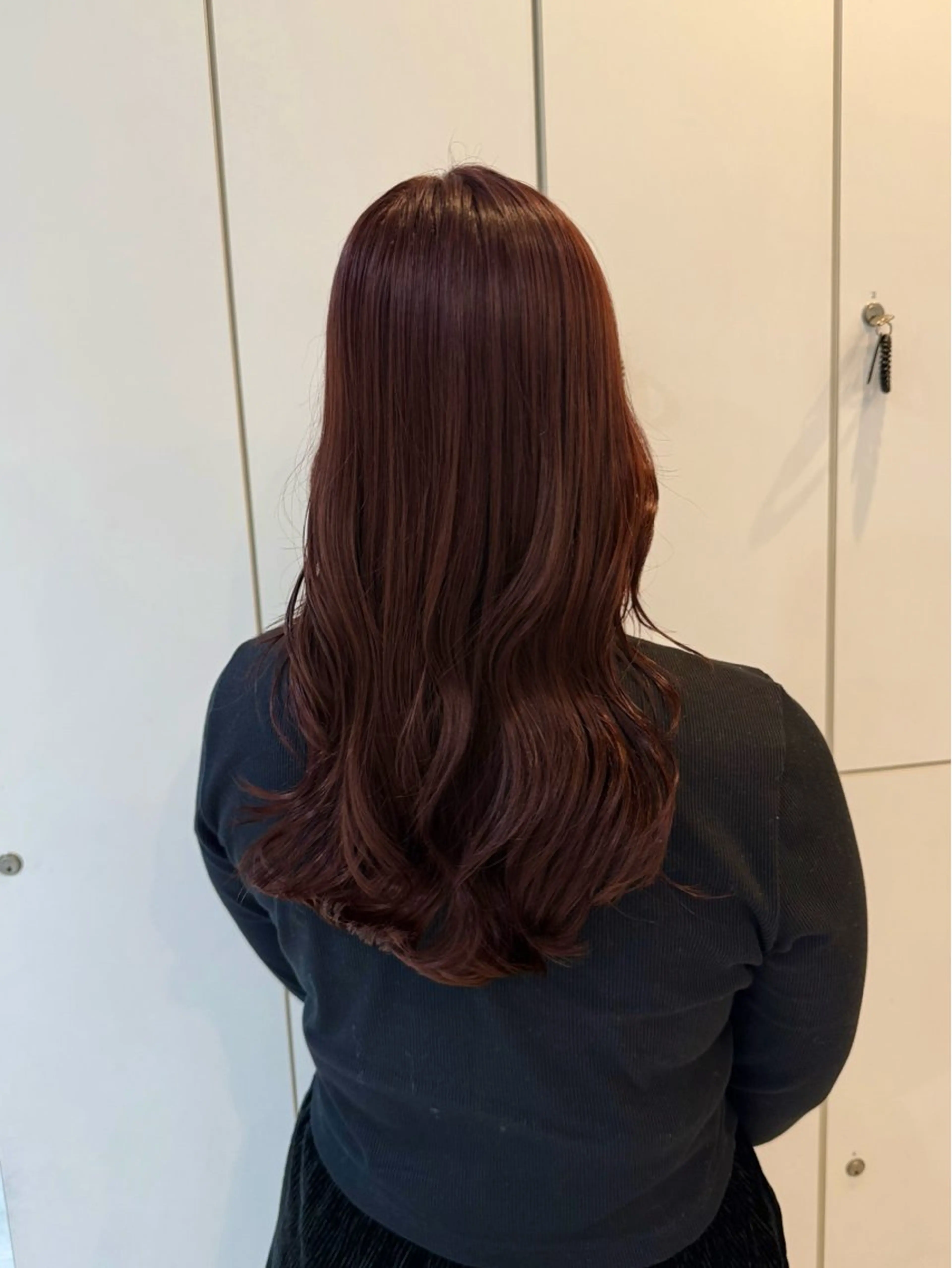 ロング カラー カット ヘアカラー neneka レイヤー／パーマのヘアスタイル