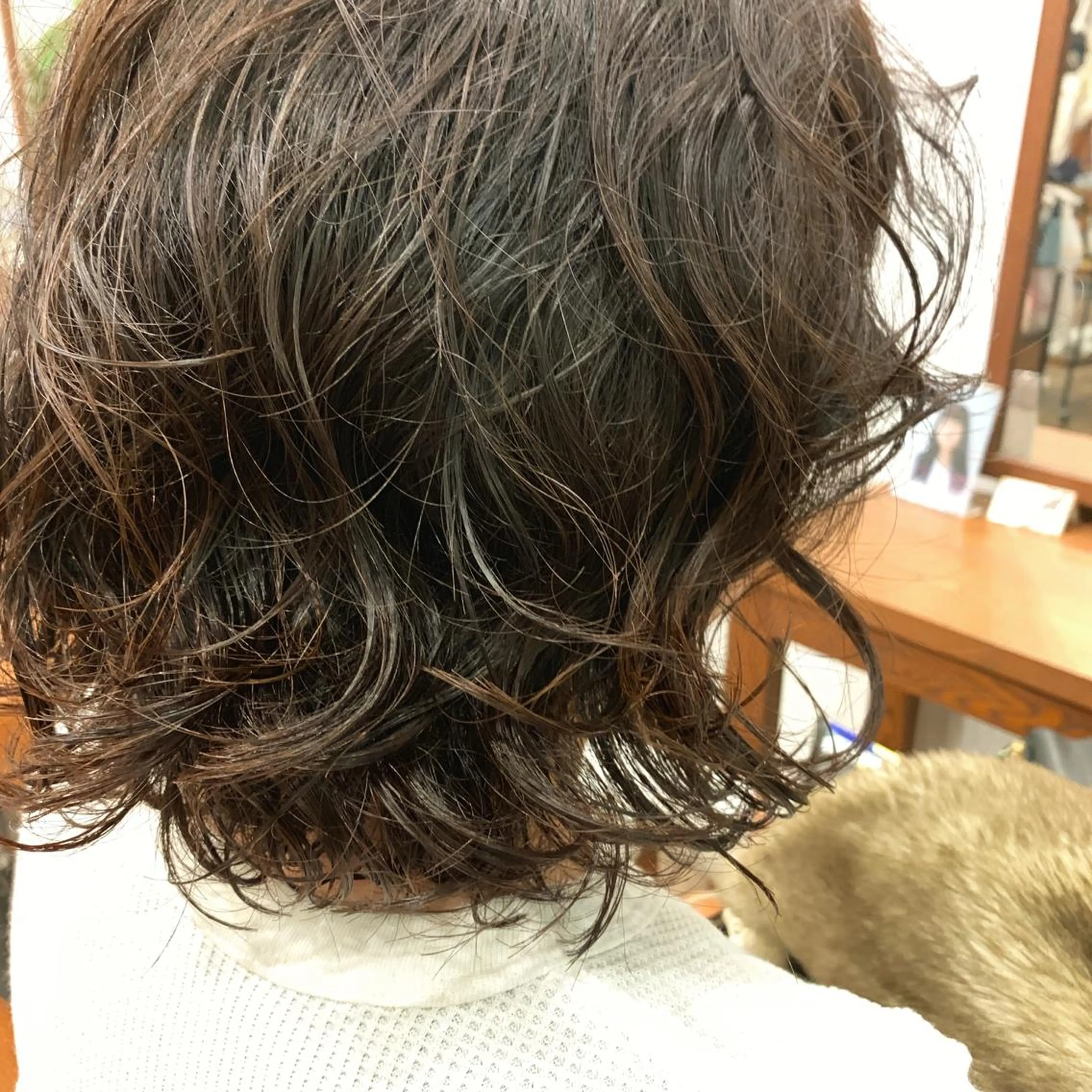 ショート パーマ カット パーマ トリートメント 大西 祐輔のヘアスタイル