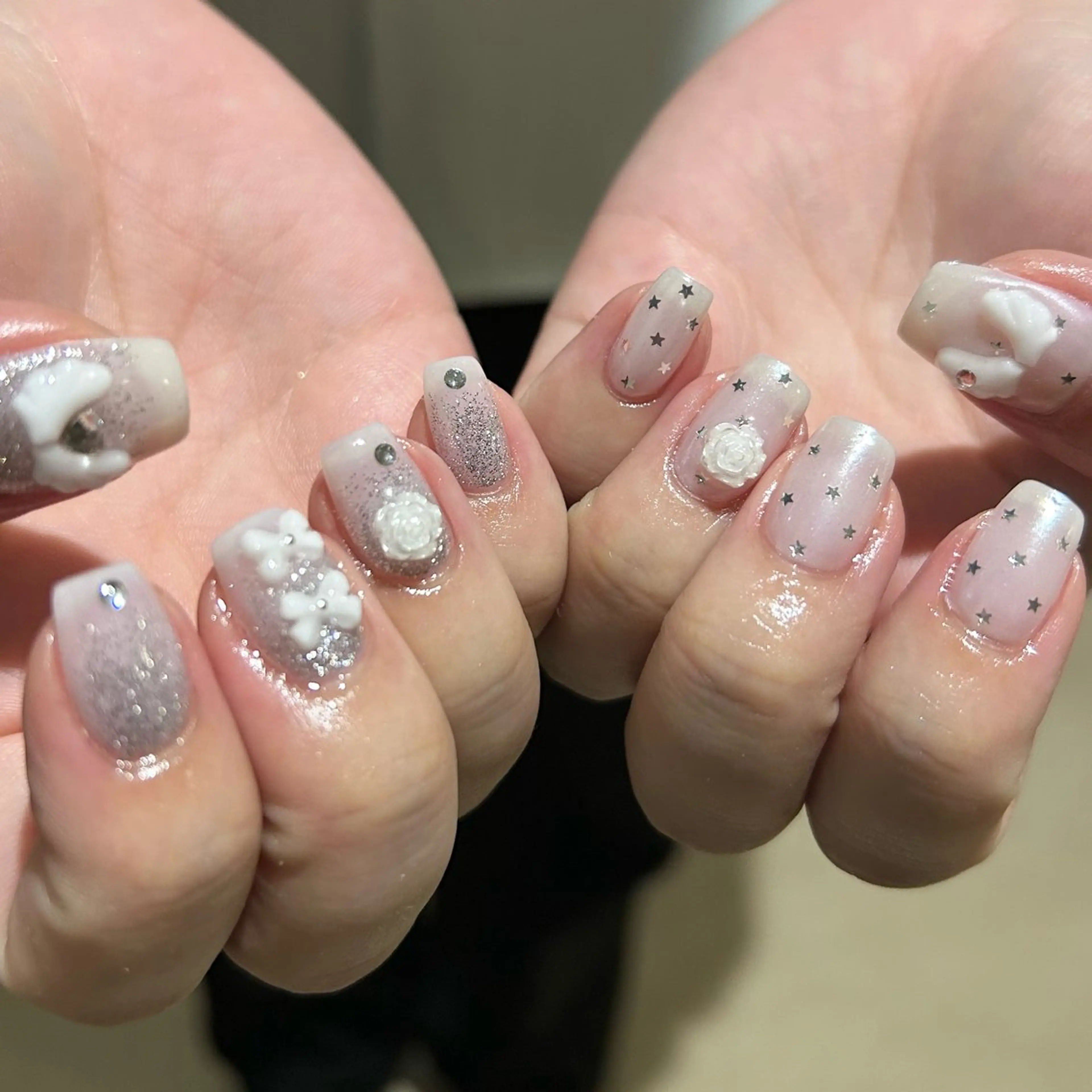 ネイル パラあり！フィルイン 美フォルムのネイルデザイン