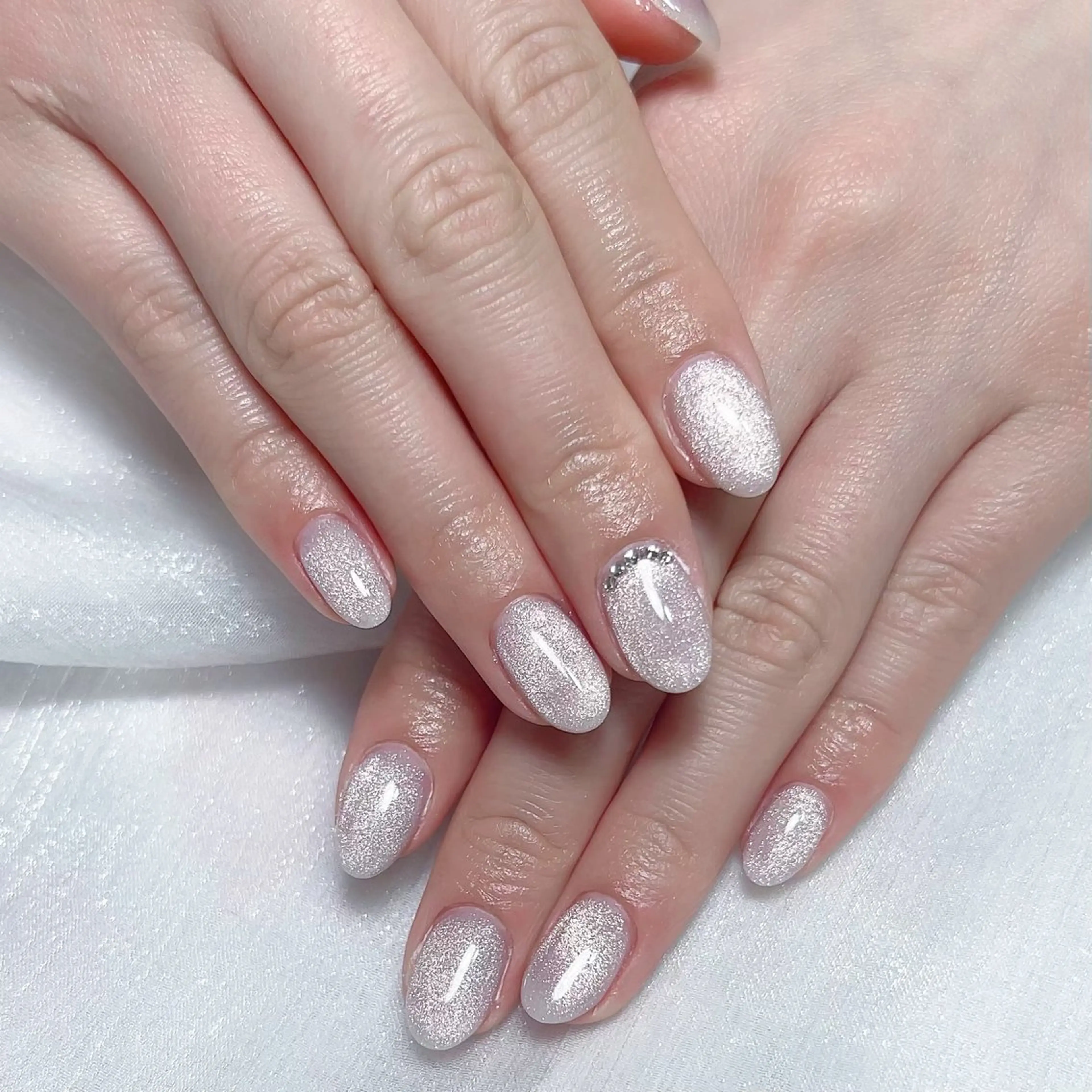 メンズ キッズ ネイル メンズ韓国風 アートネイル オーロラネイル ガーリー キラキラネイル ハンドネイル Nail salon 木にいるのネイルデザイン