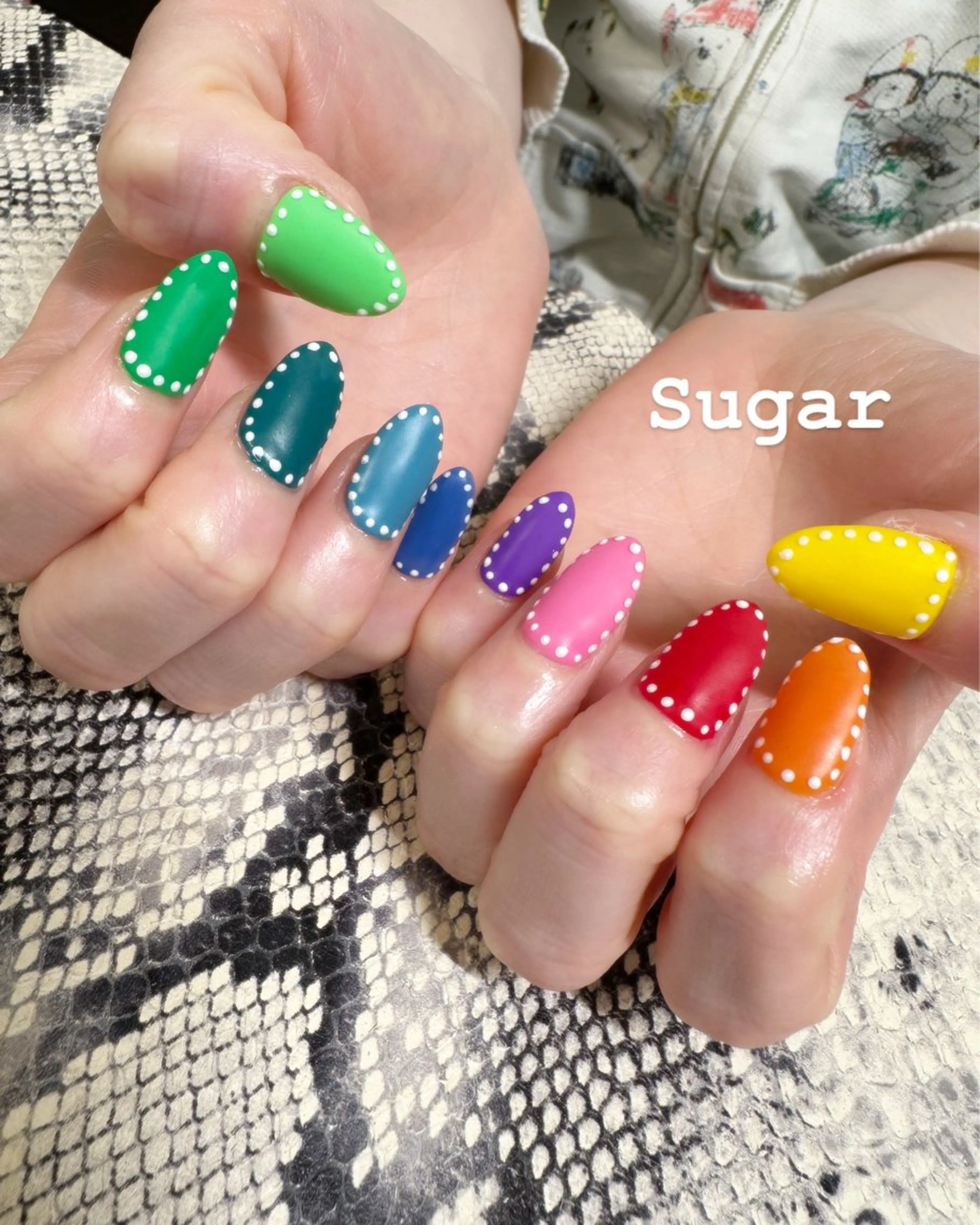 ネイル マットネイル ハンドネイル private nail salon Sugar所属・Sugar Erikaのネイルデザイン