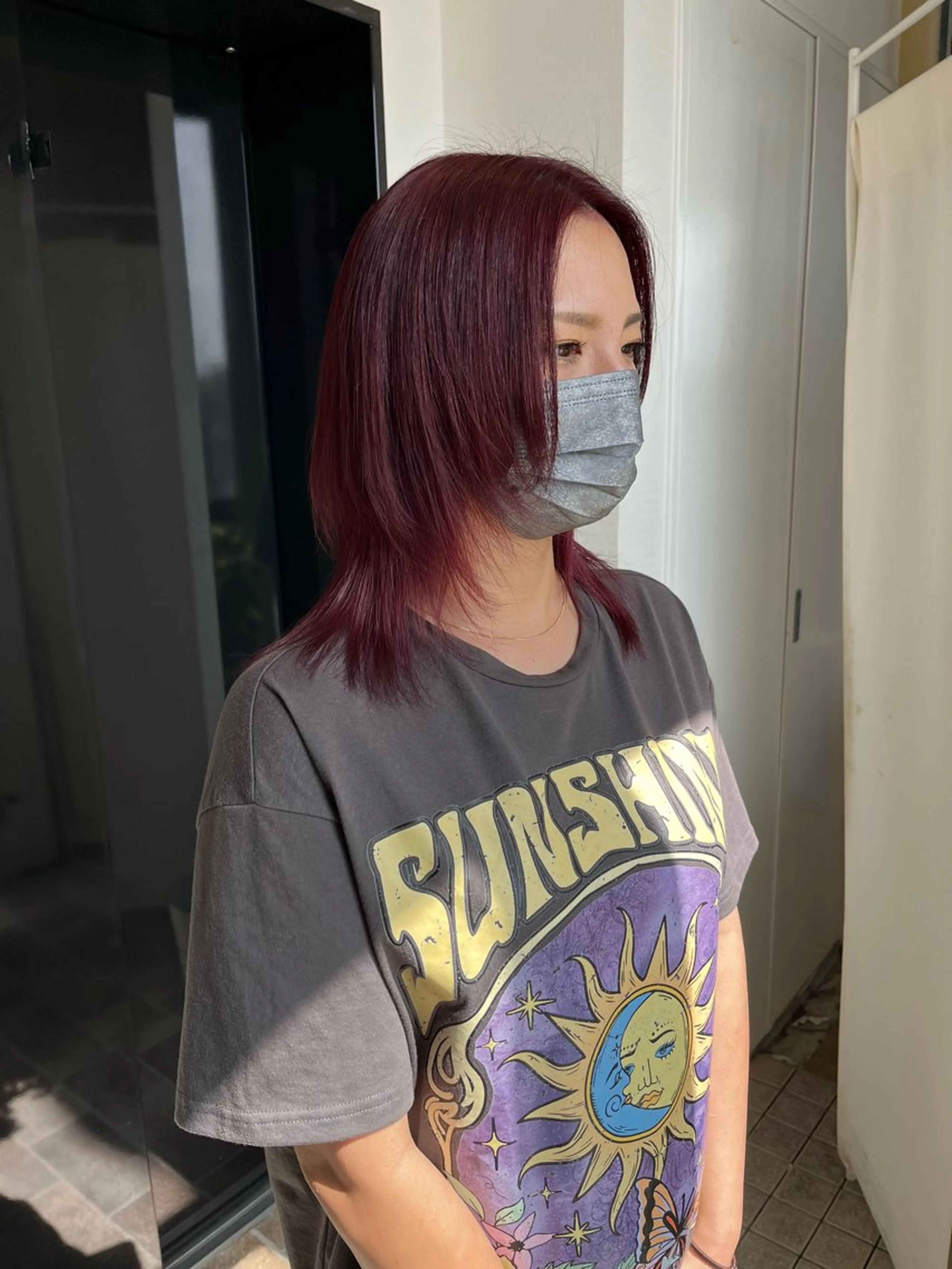 セミロング カラー ヘアカラー&縮毛矯正 STAR☆RIVERのヘアスタイル