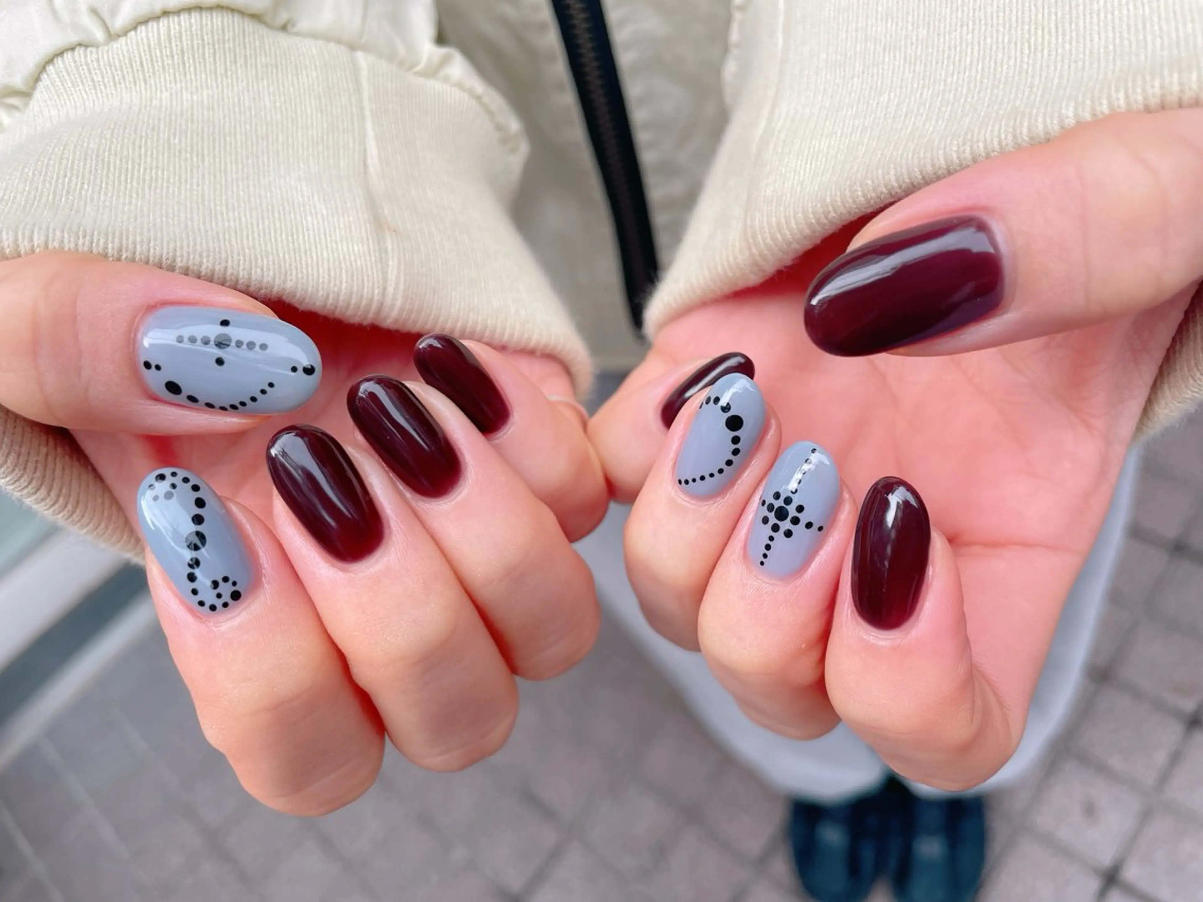 ネイル ジェルネイル ニュアンスネイル パラジェル 冬ネイル ハンドネイル nailroom  OHANA所属・nailroom OHANA🌴のネイルデザイン