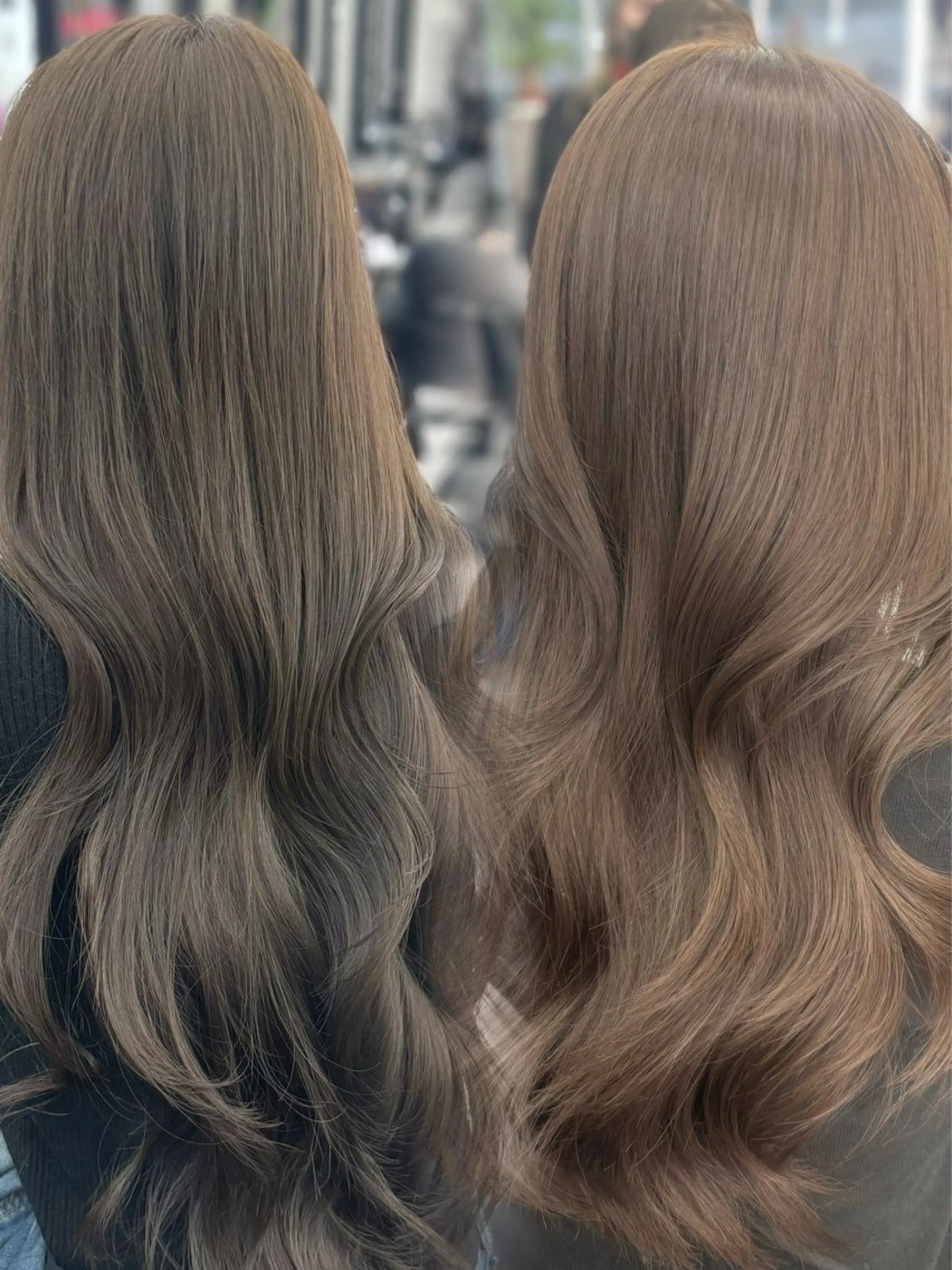 カット+ブリーチなしWカラー+保湿Trの写真