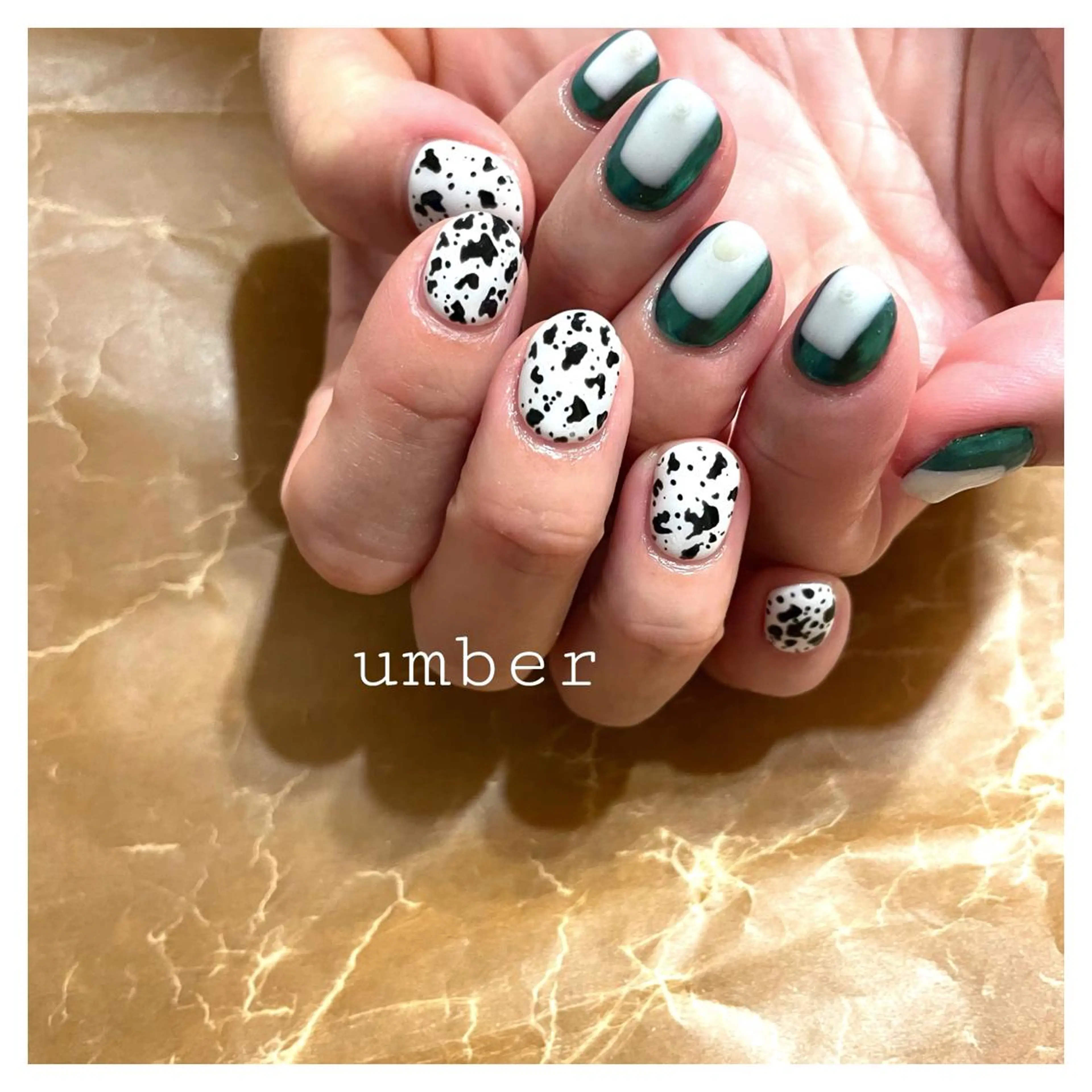 ネイル オーロラネイル クリアネイル フラッシュネイル フットネイル フレンチネイル umber 三茶1分のネイルデザイン