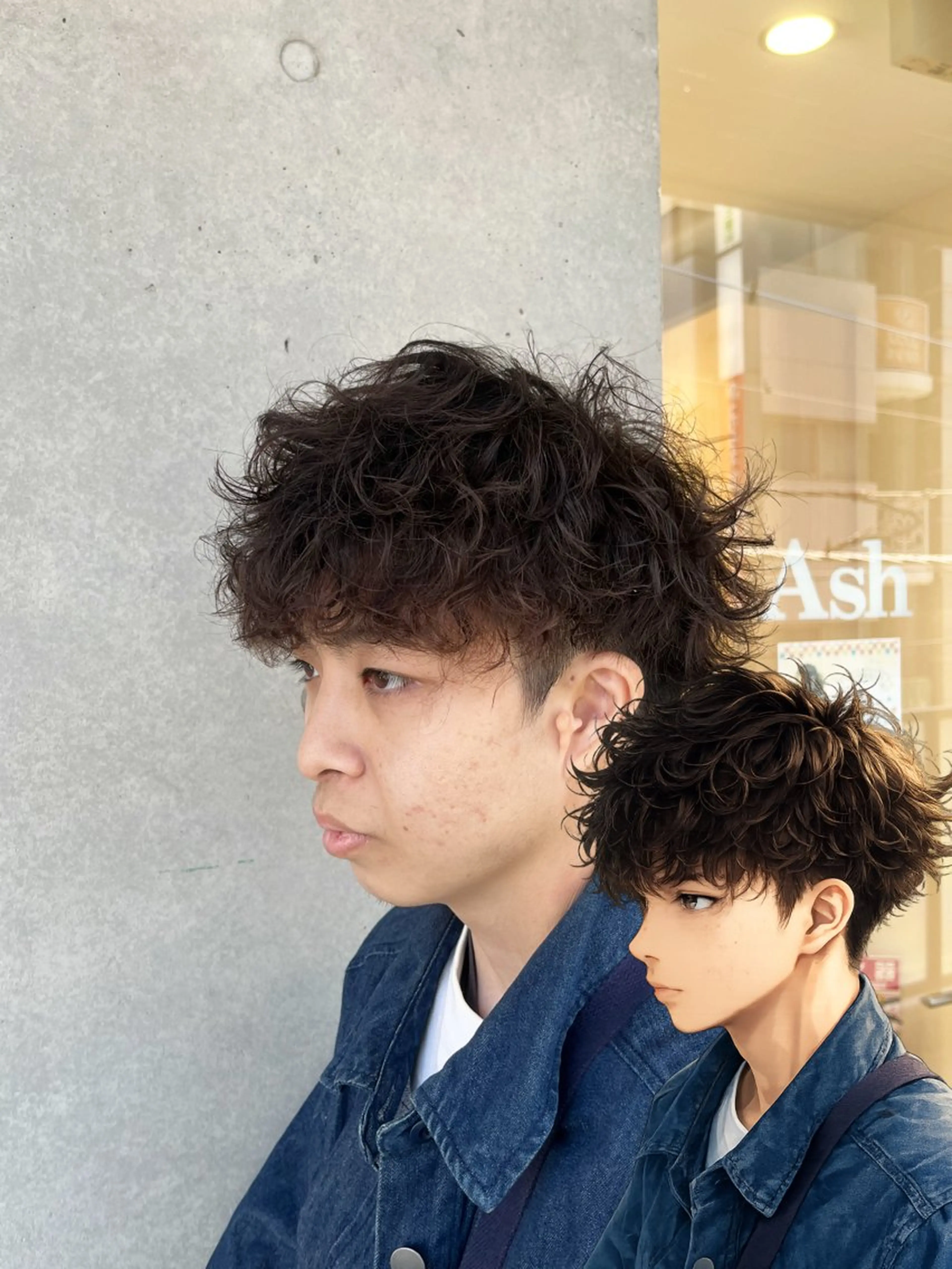 パーマ メンズ カット パーマ メンズパーマ特化型 美容師/荒井海音のヘアスタイル