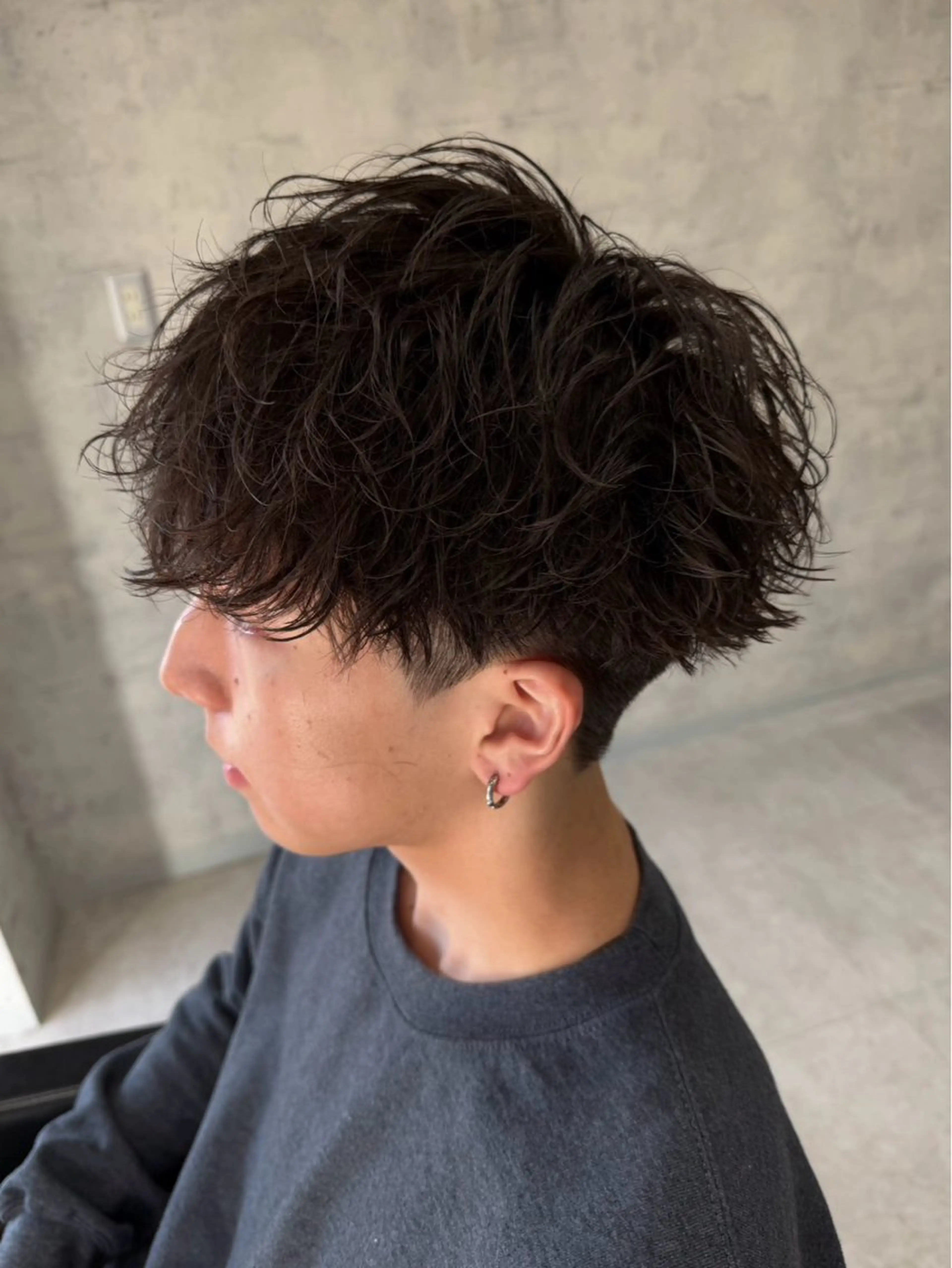 メンズ マッシュ 金子 遥人のヘアスタイル