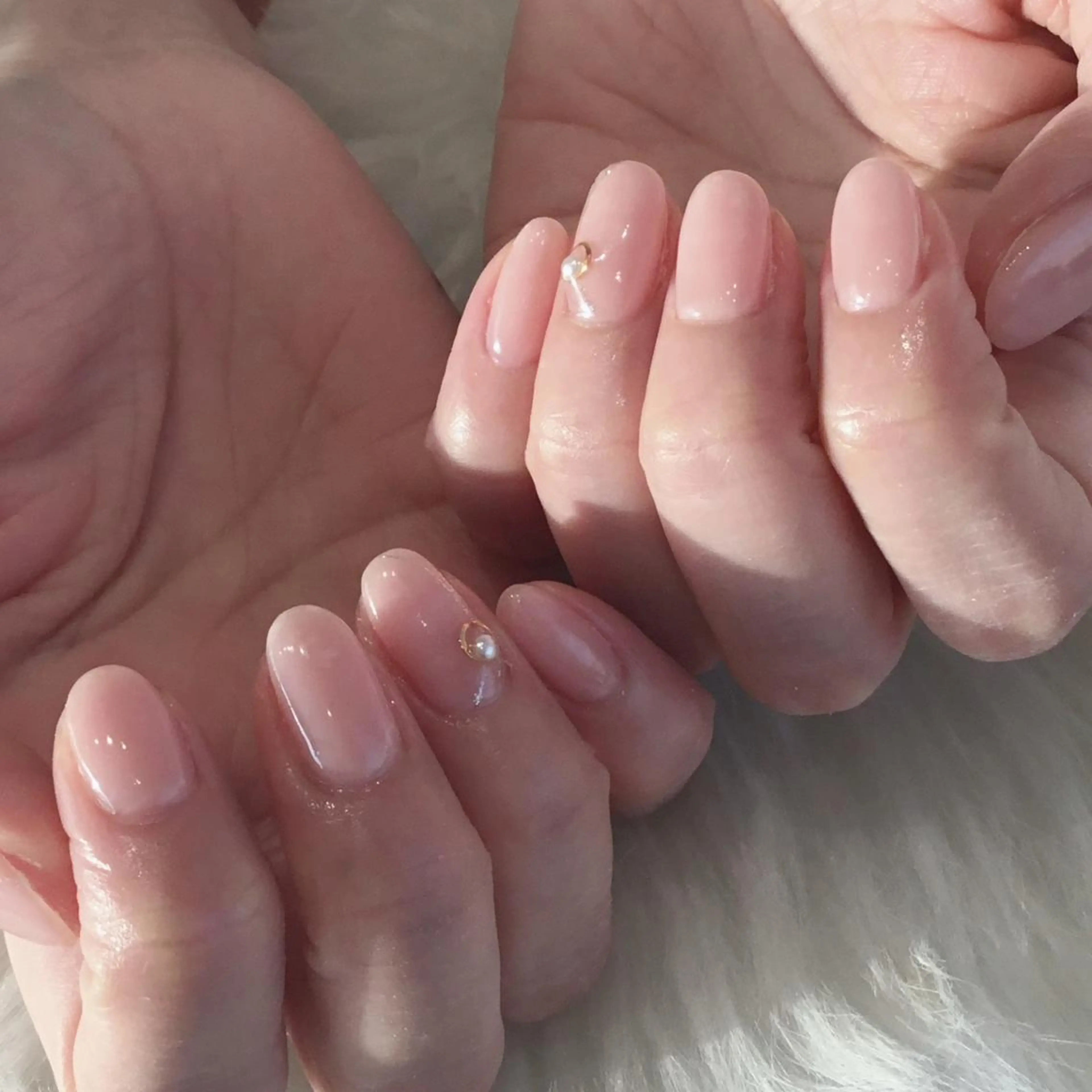 ネイル シンプルネイル ハンドネイル Kanai Harukaのネイルデザイン