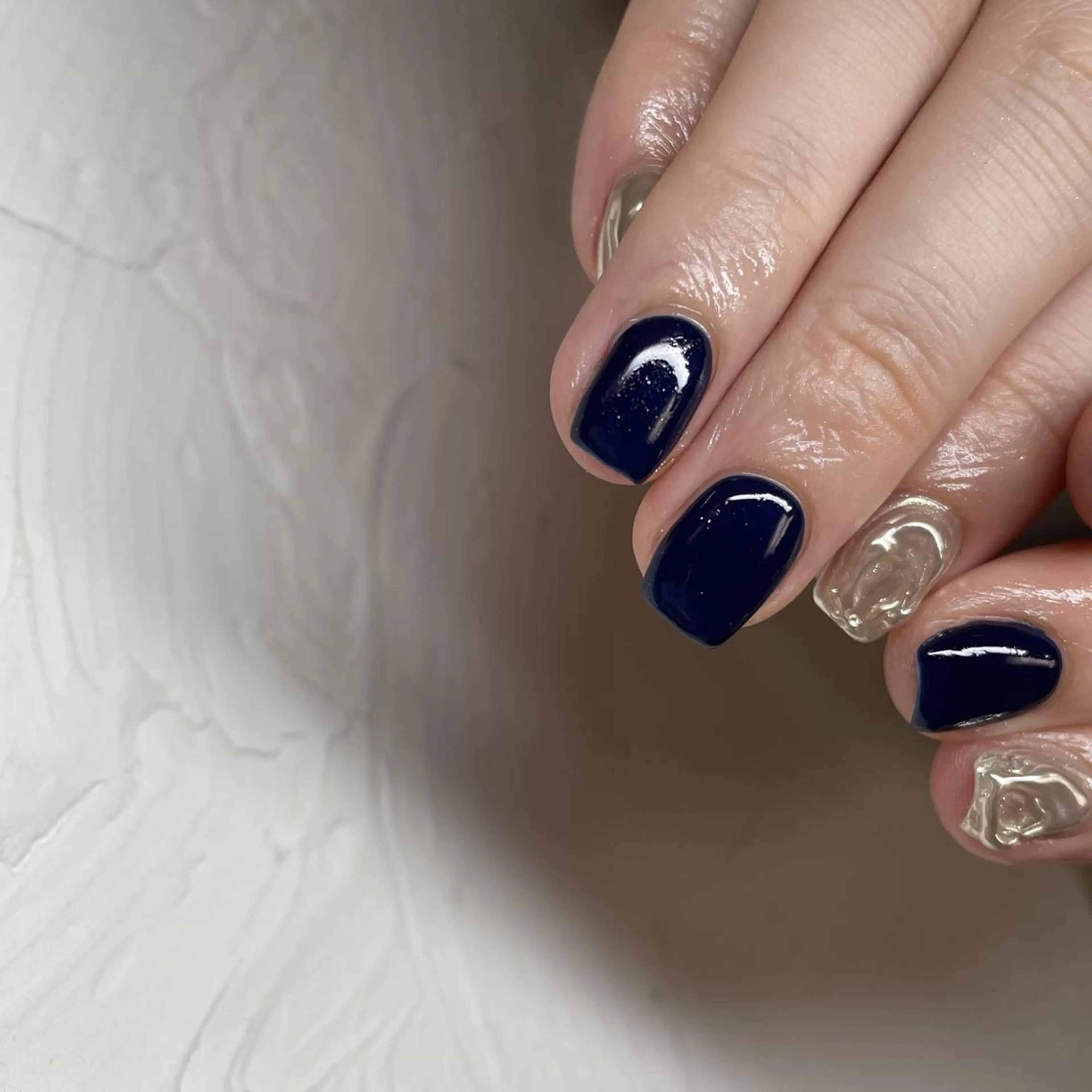 ネイル p.o.n.所属・🫧aku🫧 自由が丘／フィルインのネイルデザイン