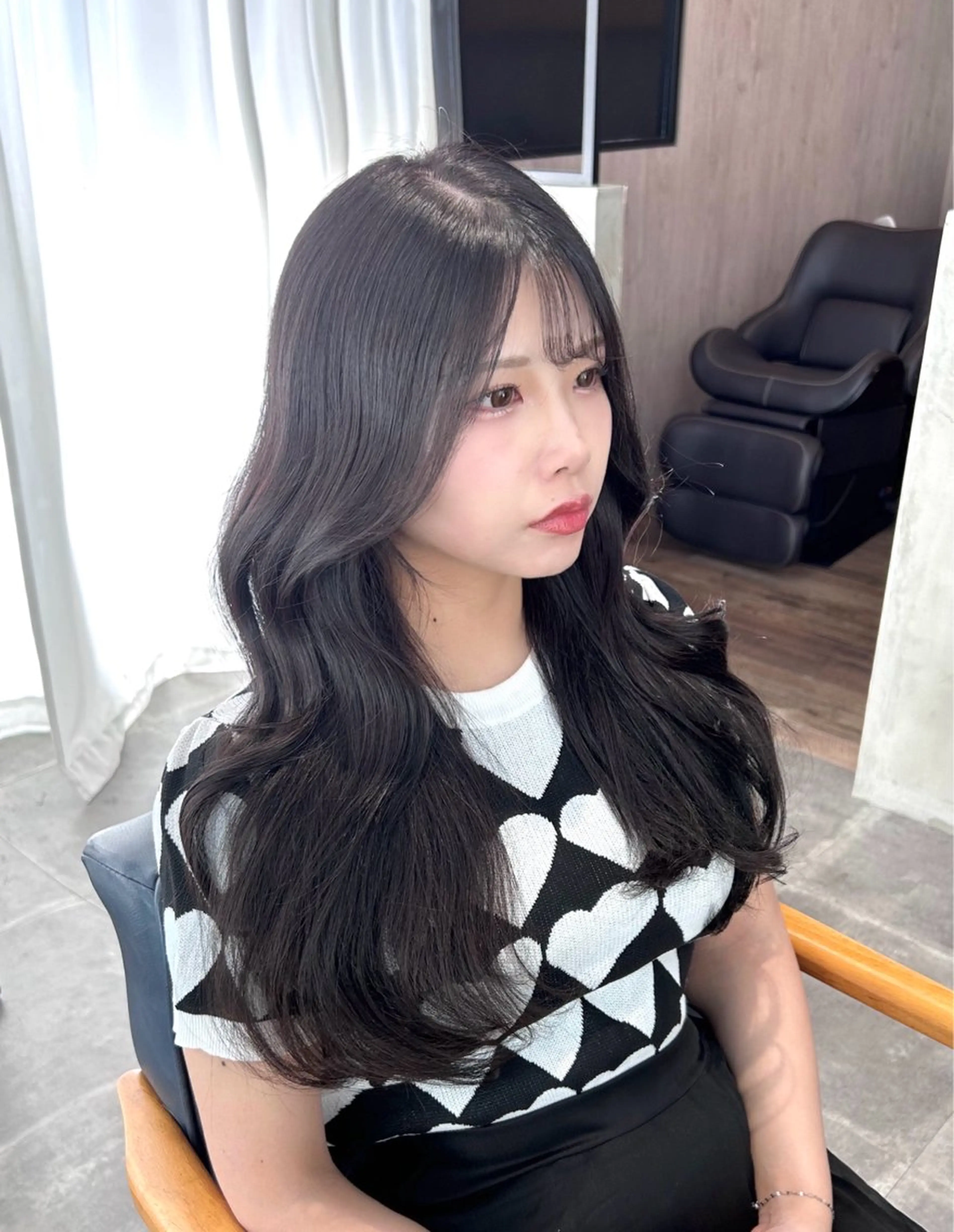 ロング カラー 韓国×髪質改善カラー 💎hinaのヘアスタイル