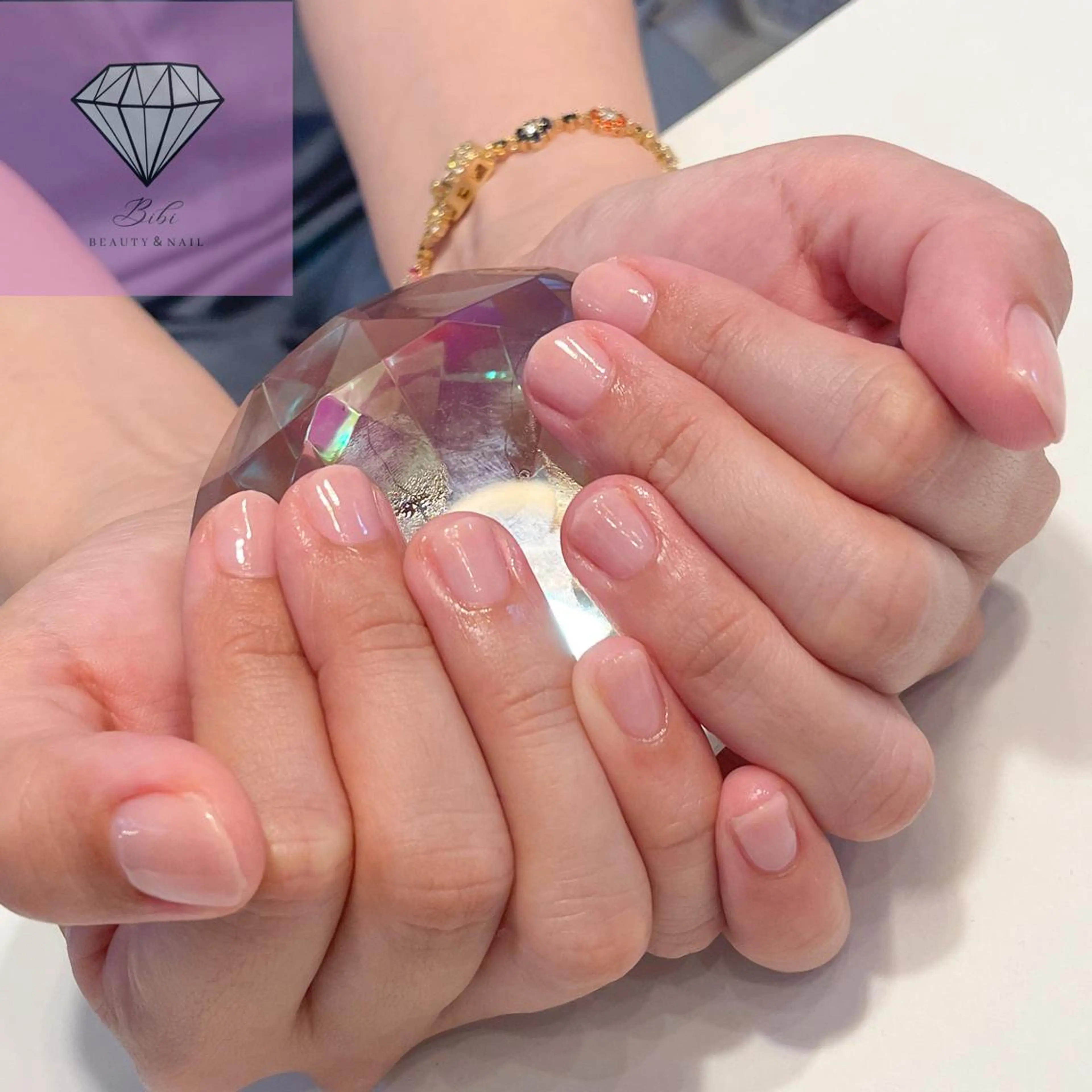 ネイル グラデーション ピンク ハンドネイル ネイルサロン💎 Bibiのネイルデザイン