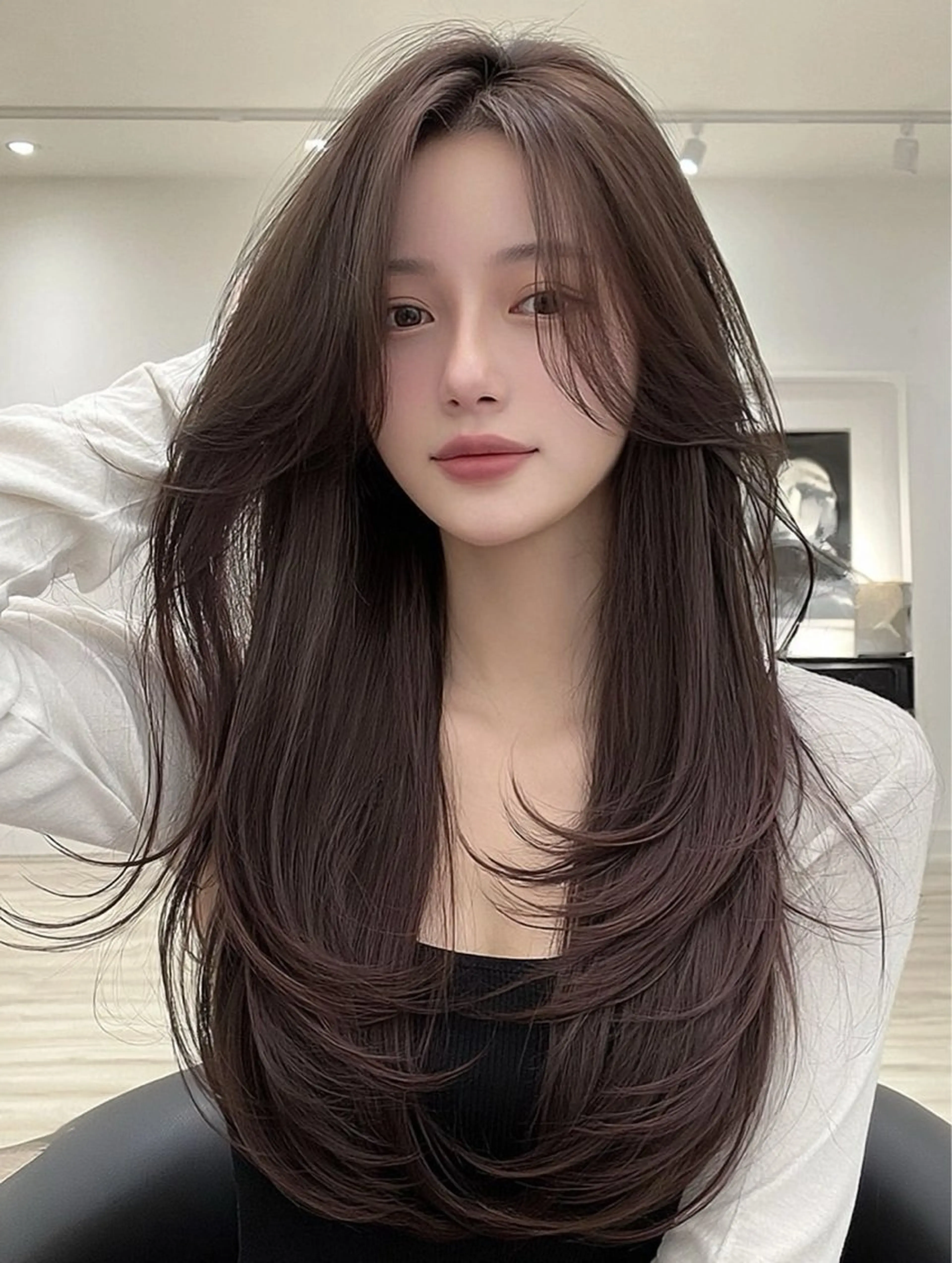 ロング 藤松 美紗のヘアスタイル
