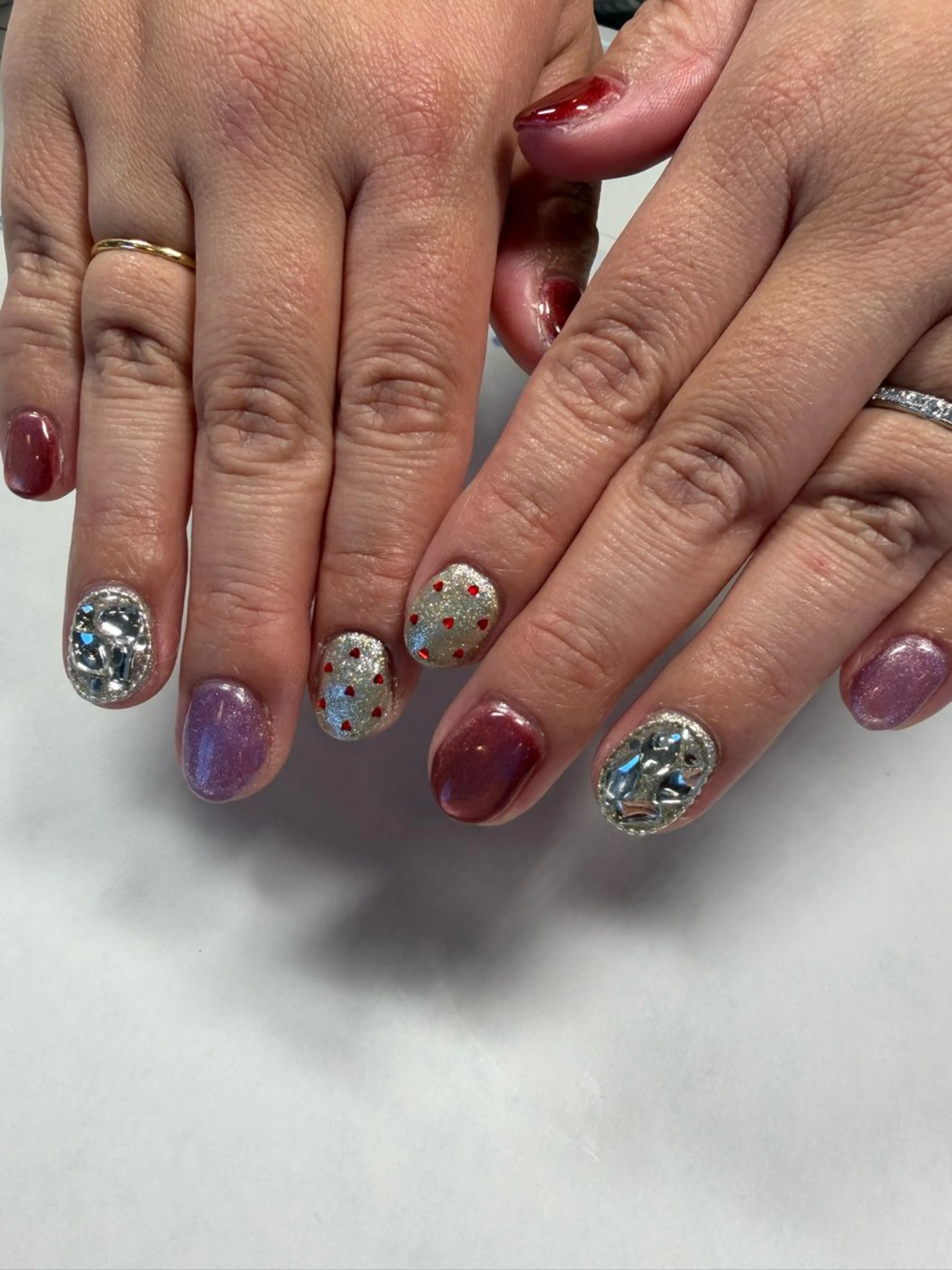 ネイル 冬ネイル クリスマス colors 荻窪のネイルデザイン