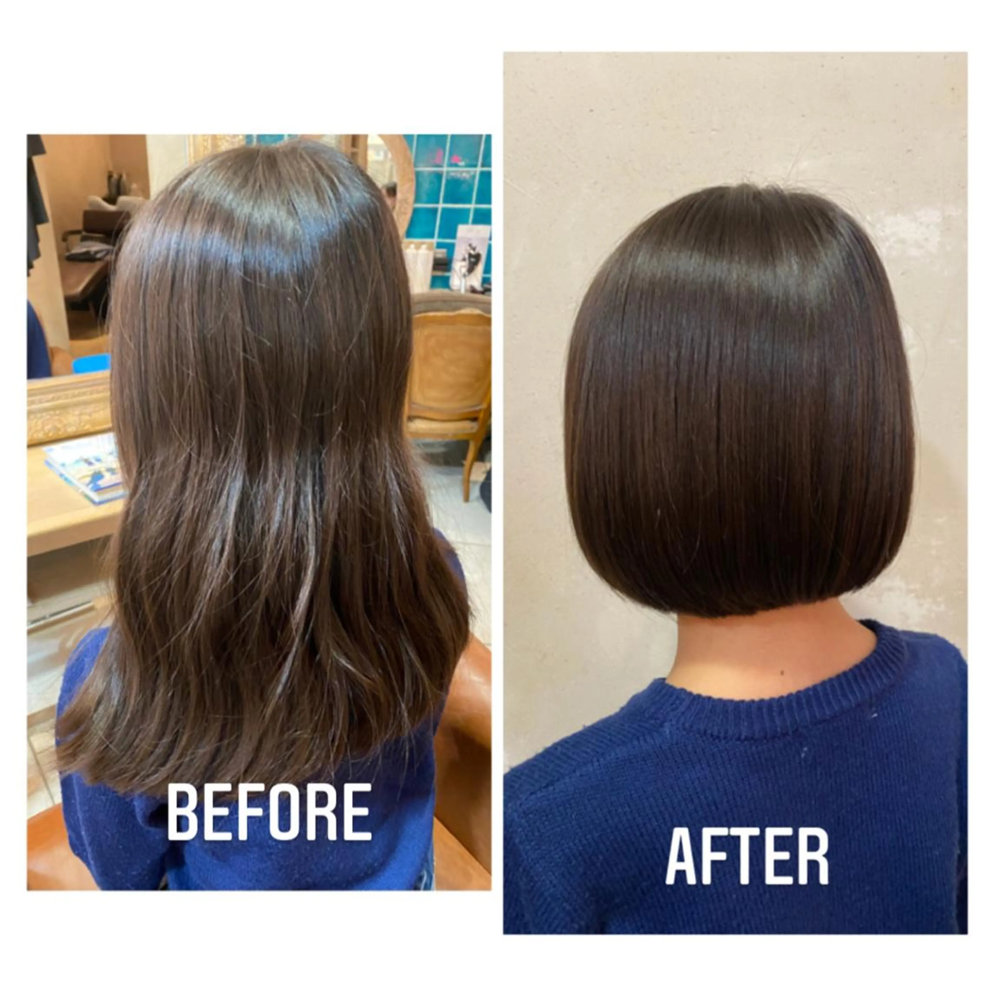 ショート ボブ 井上 日菜乃のヘアスタイル