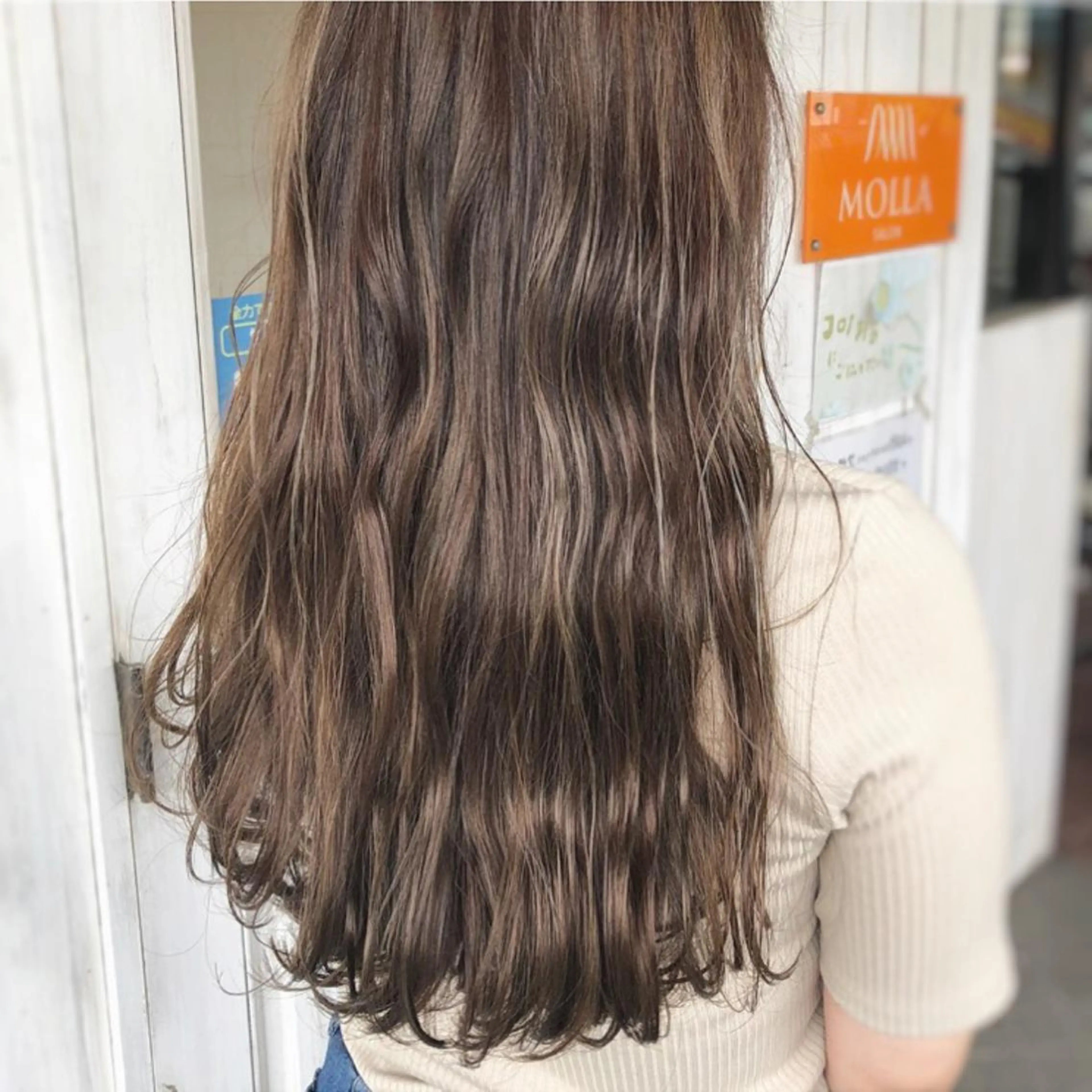 ロング カラー 谷口ゆめ/縮毛矯正/ 大人女子/眉ワックスのヘアスタイル