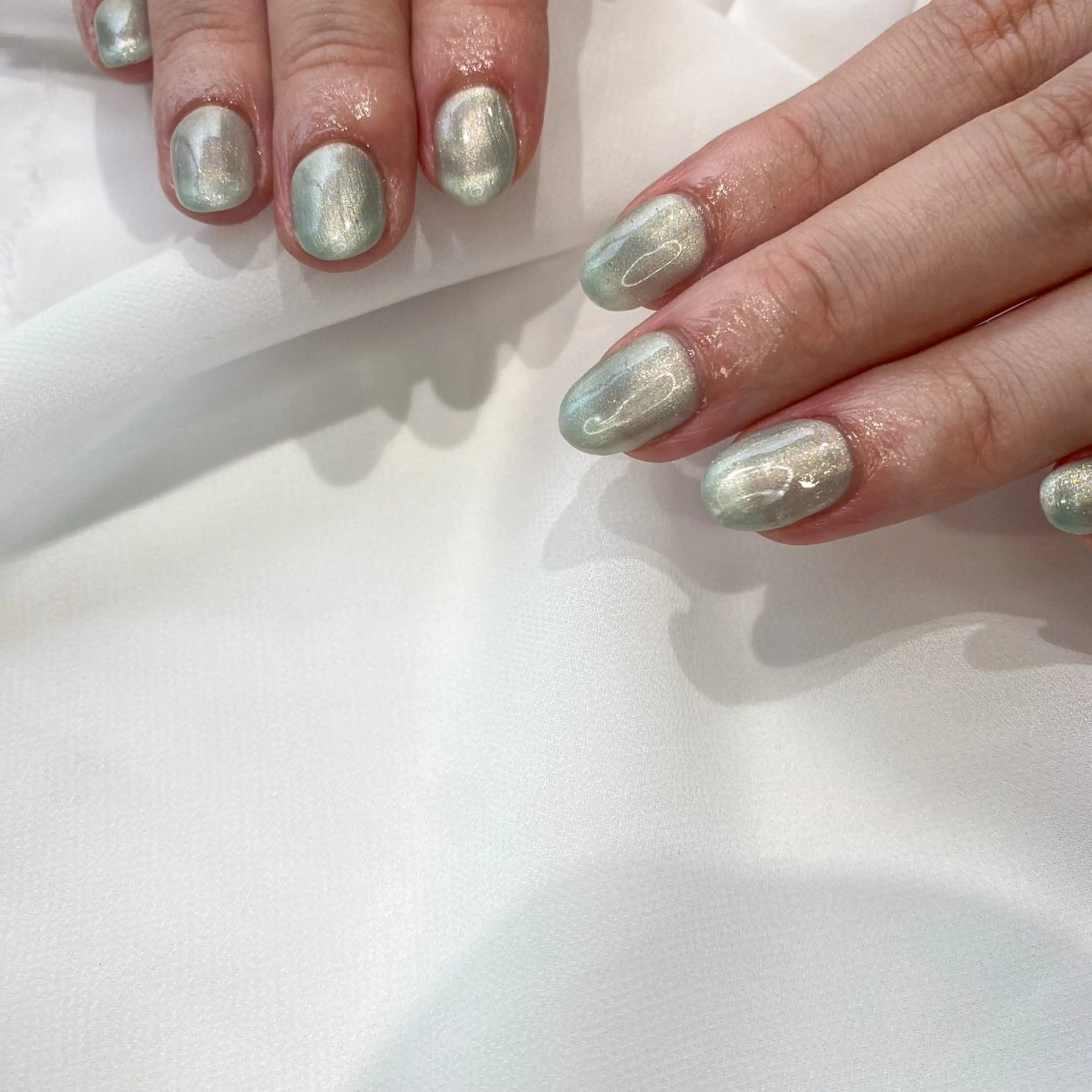 ネイル グリーン muguet🎀 chikaのネイルデザイン