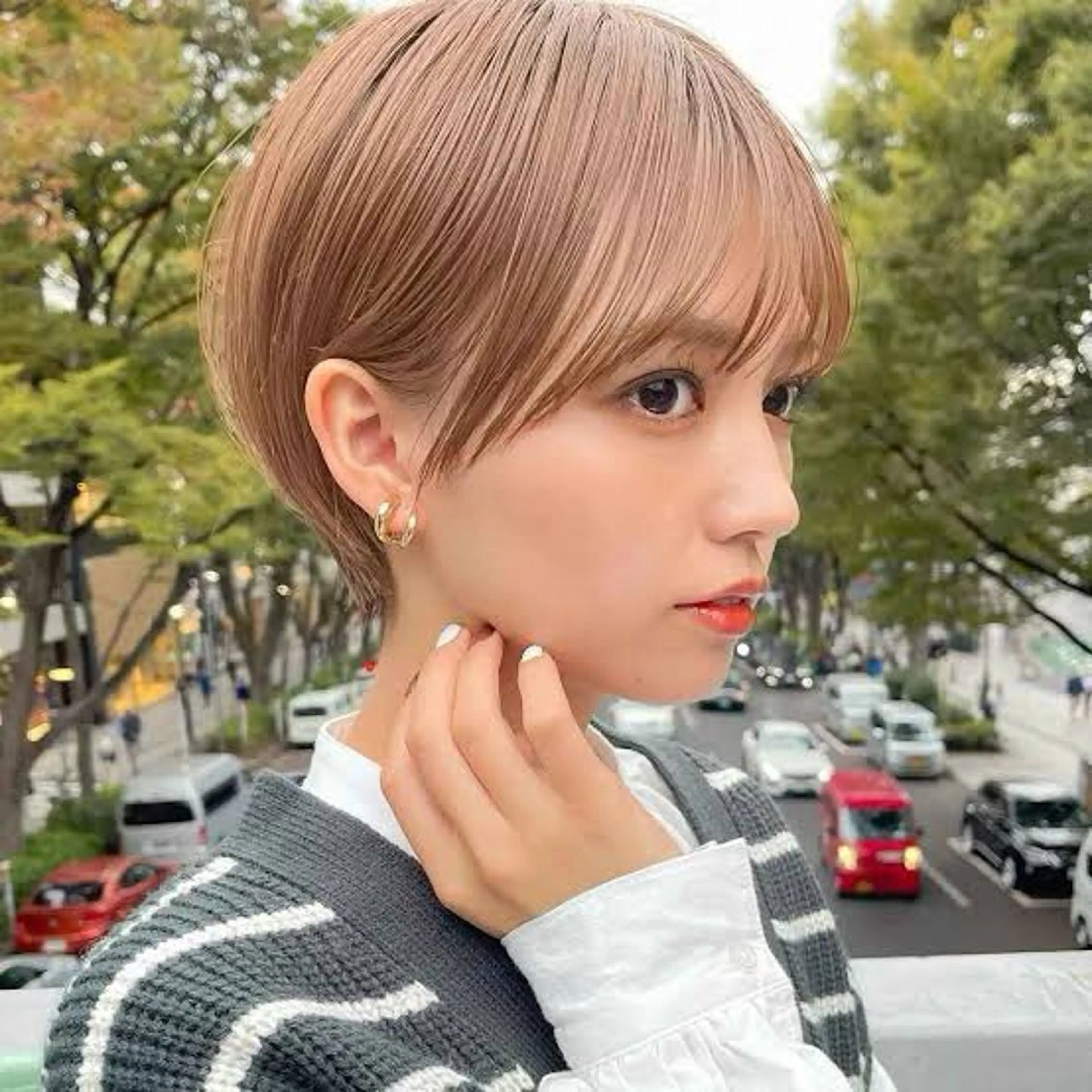 ショート かわて きらたのヘアスタイル