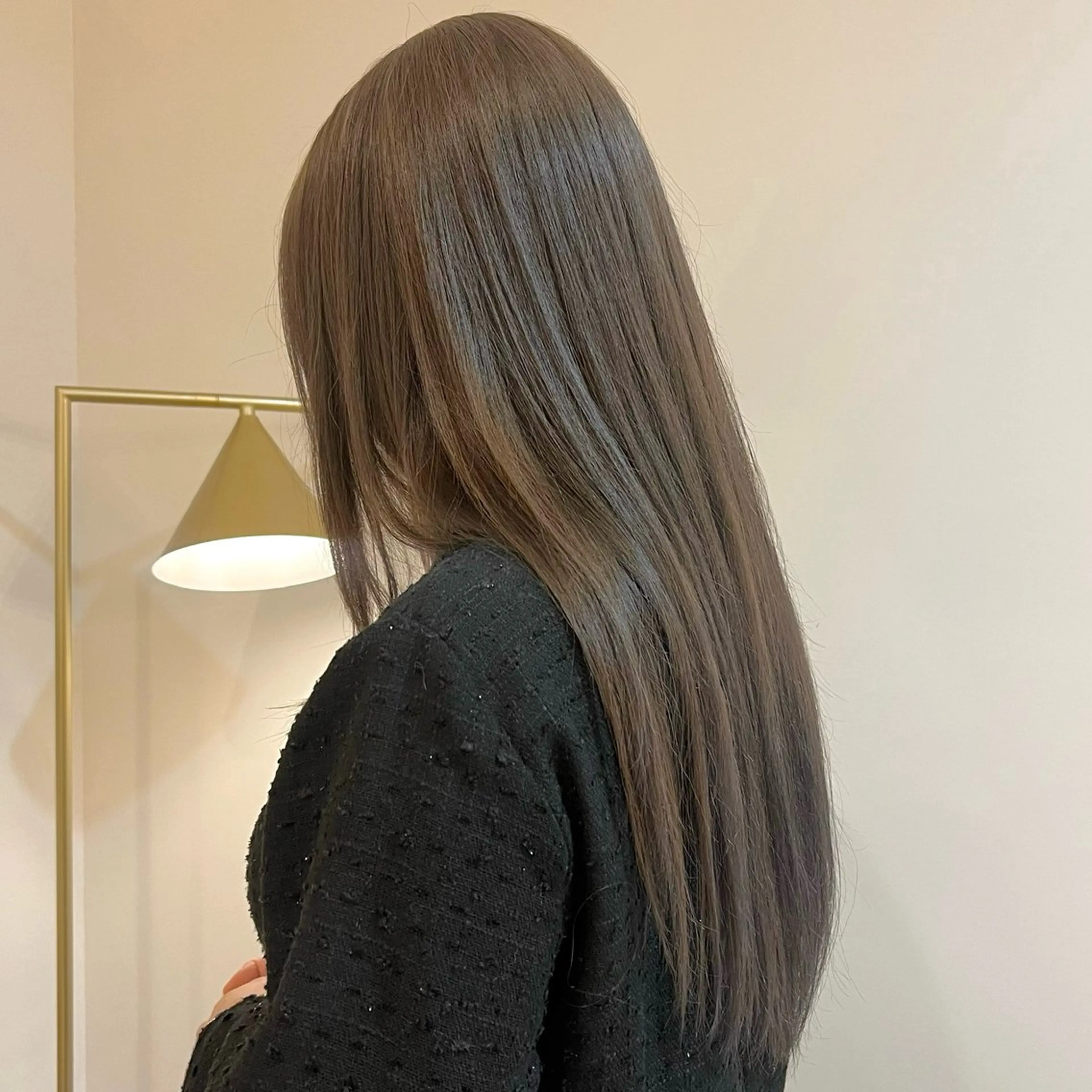 ロング カラー ベージュカラー ブリーチ 透明感カラー ダブルカラー グレージュ ヘアカラー 艶カラー/透明感 /ヒグチアオイのヘアスタイル