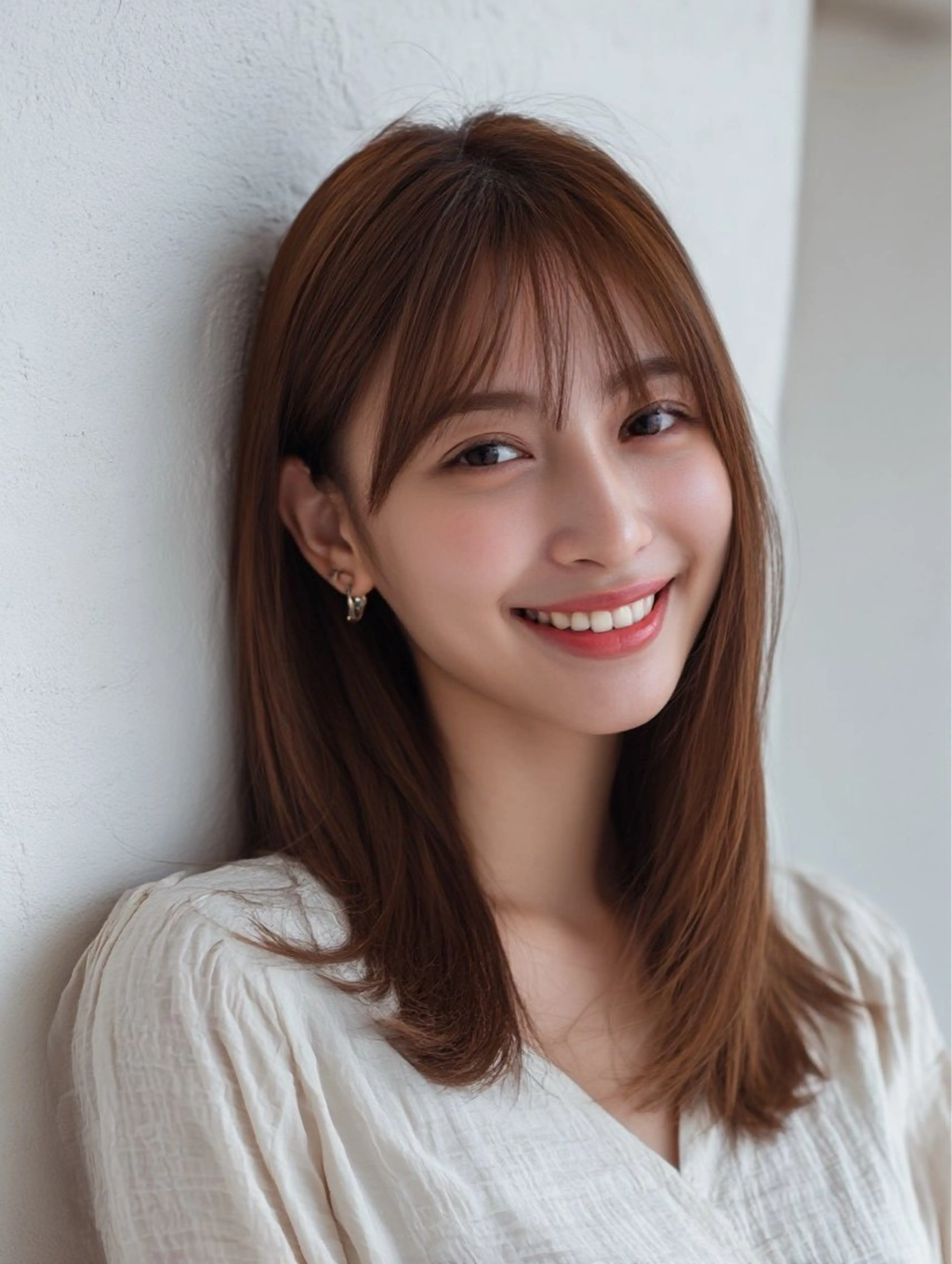 セミロング 蒔田 翔大のヘアスタイル