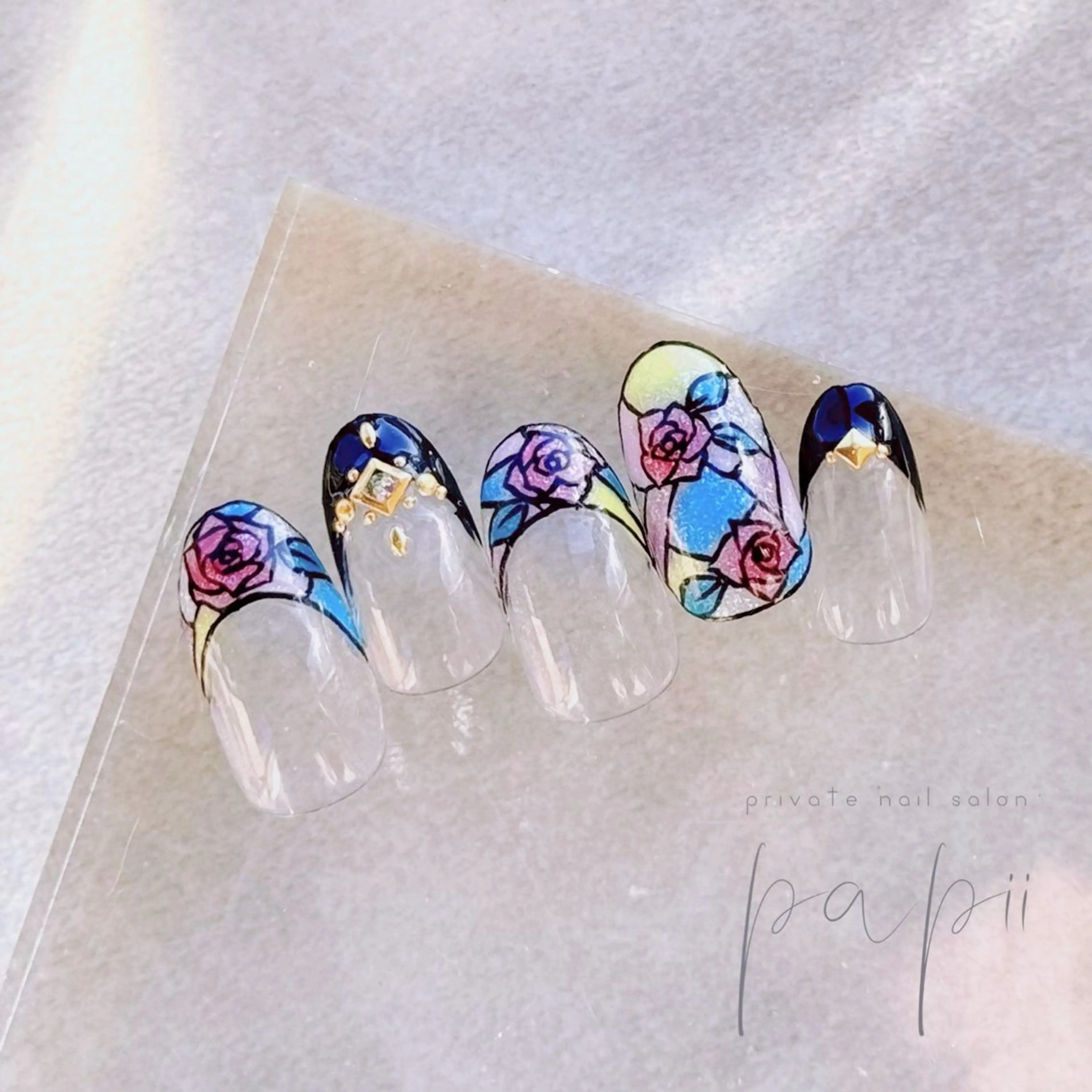 ネイル アートネイル フレンチネイル ハンドネイル papii☆ kurodaのネイルデザイン