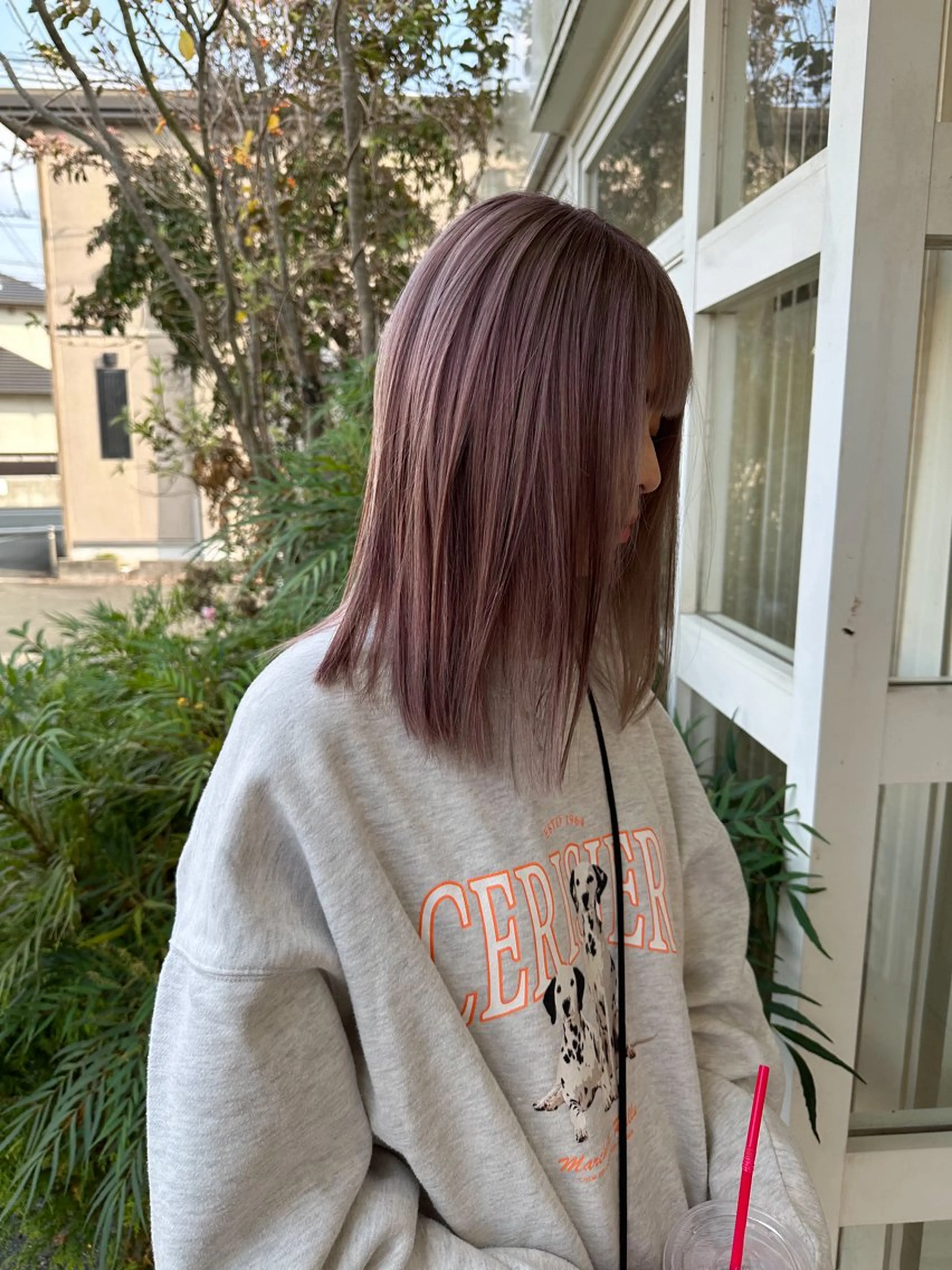 ミディアム ヘアカラー 大橋 聖哉のヘアスタイル