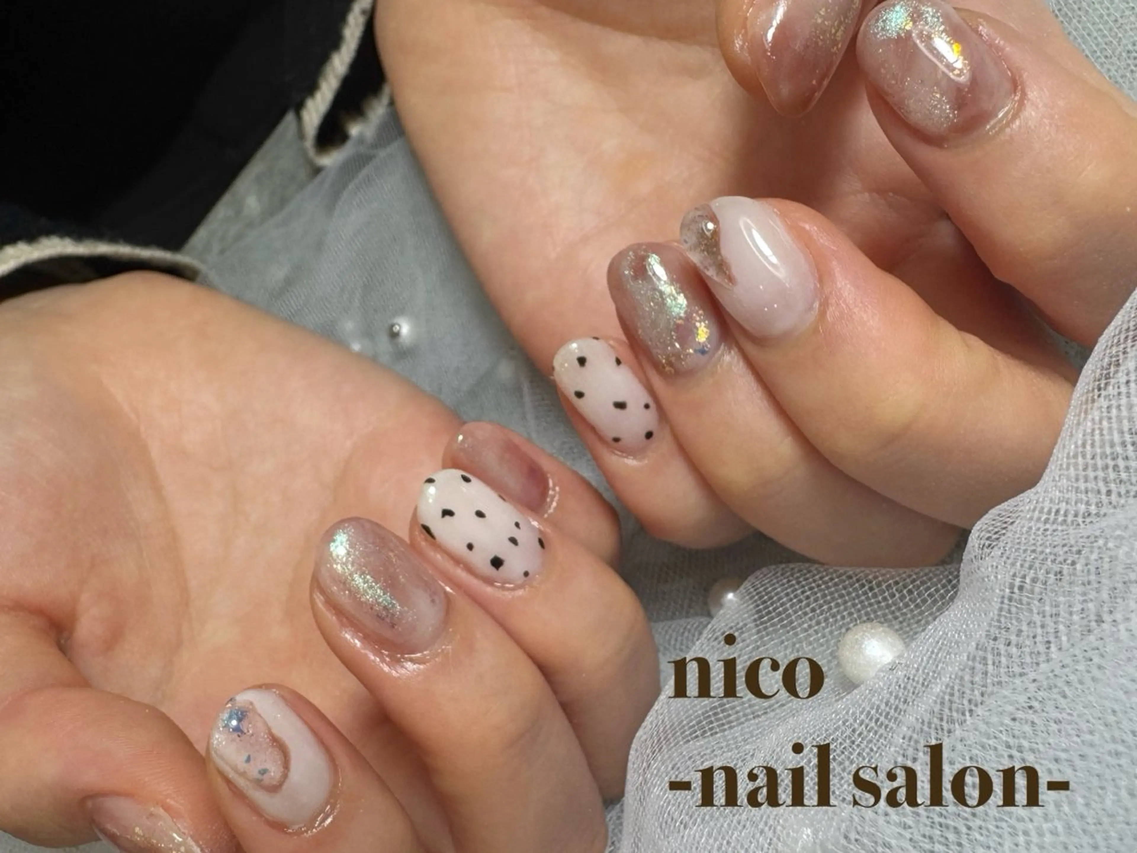 ショート ハンドネイル nico-nail ️🫧wakanaのネイルデザイン
