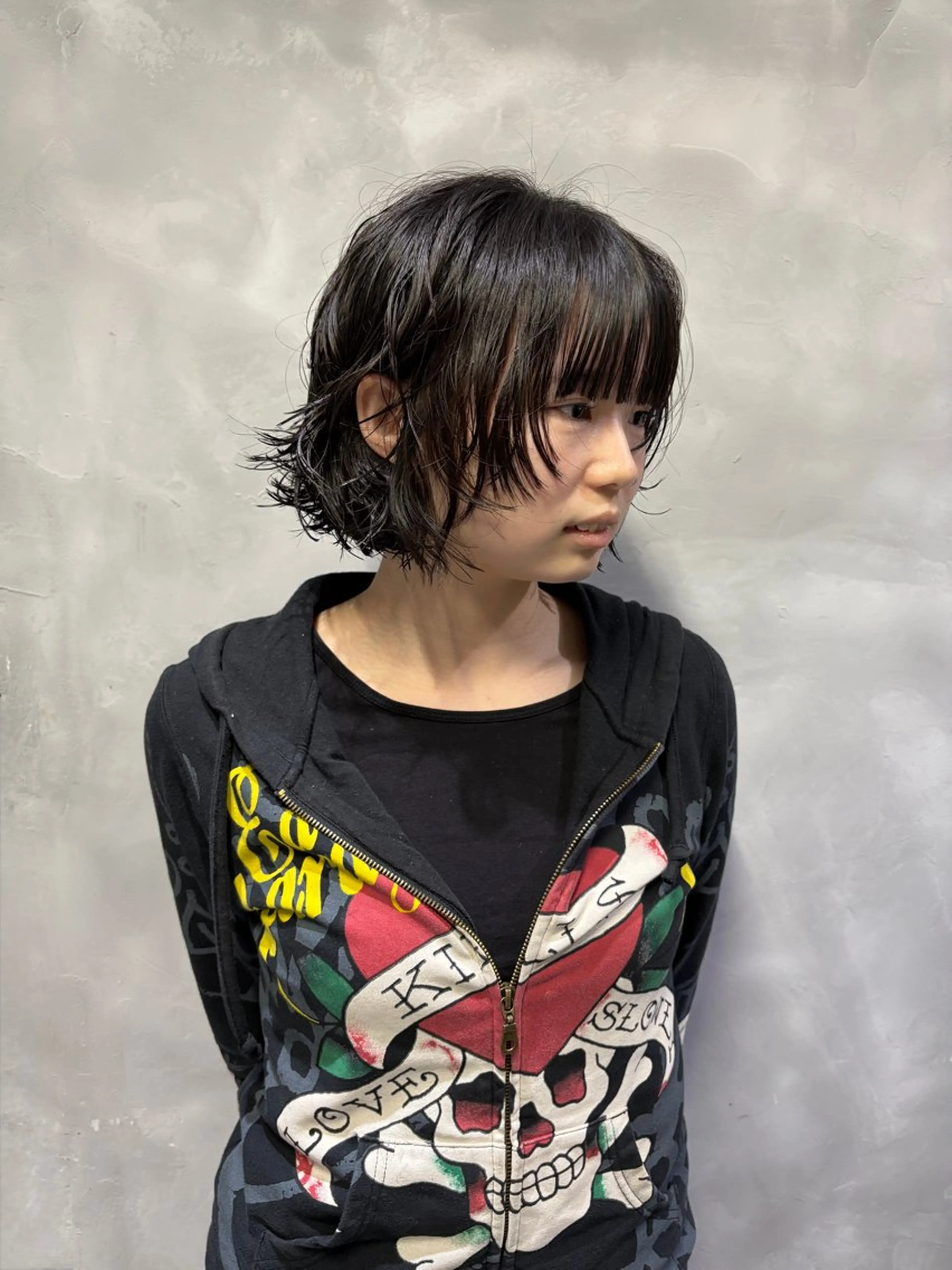 ショート パーマ カット パーマ すぎもと さき⚡️ レイヤー･*パーマのヘアスタイル