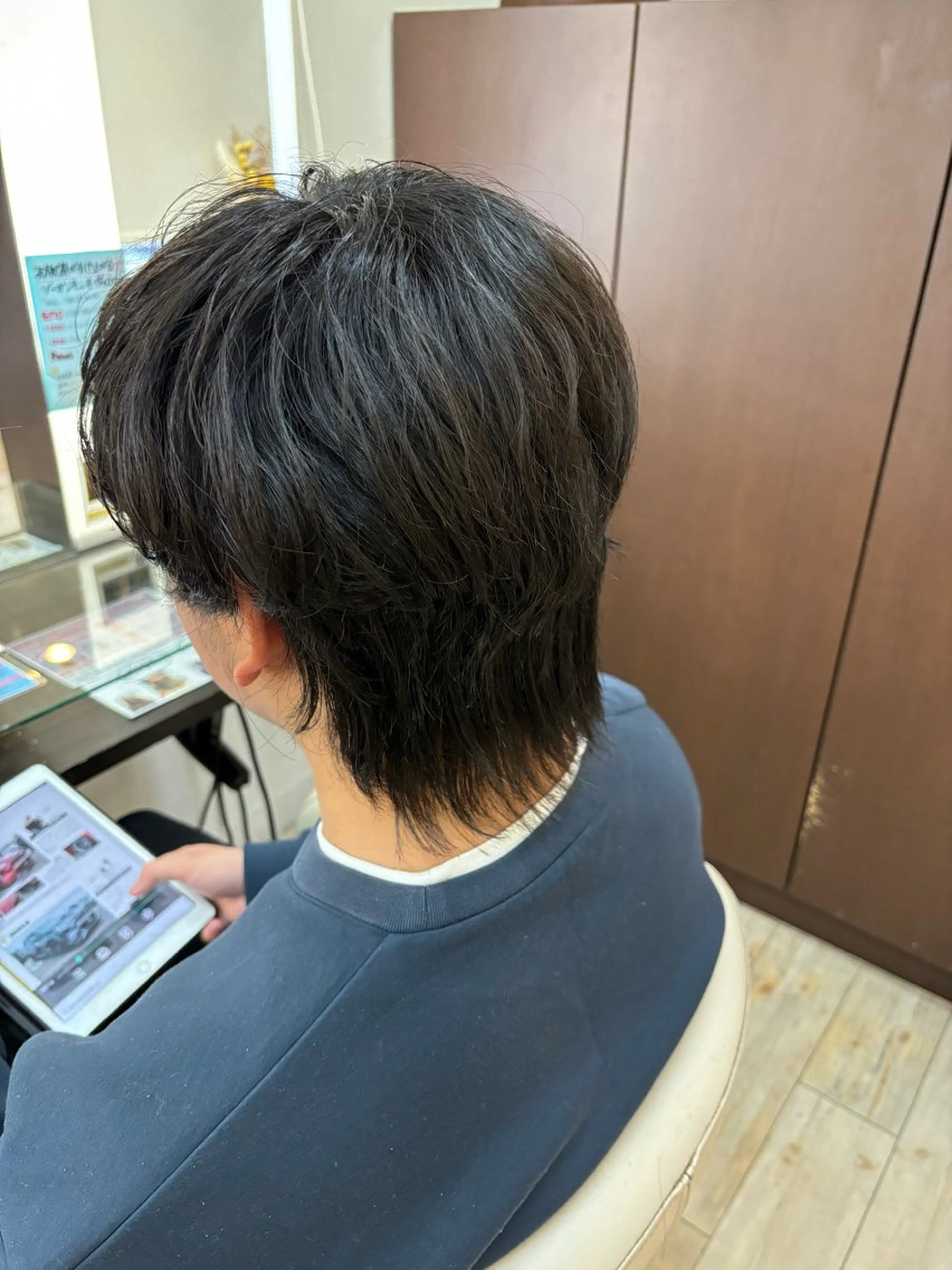 メンズ ルプラボウ／艶カラー ／髪質改善／アサミのヘアスタイル