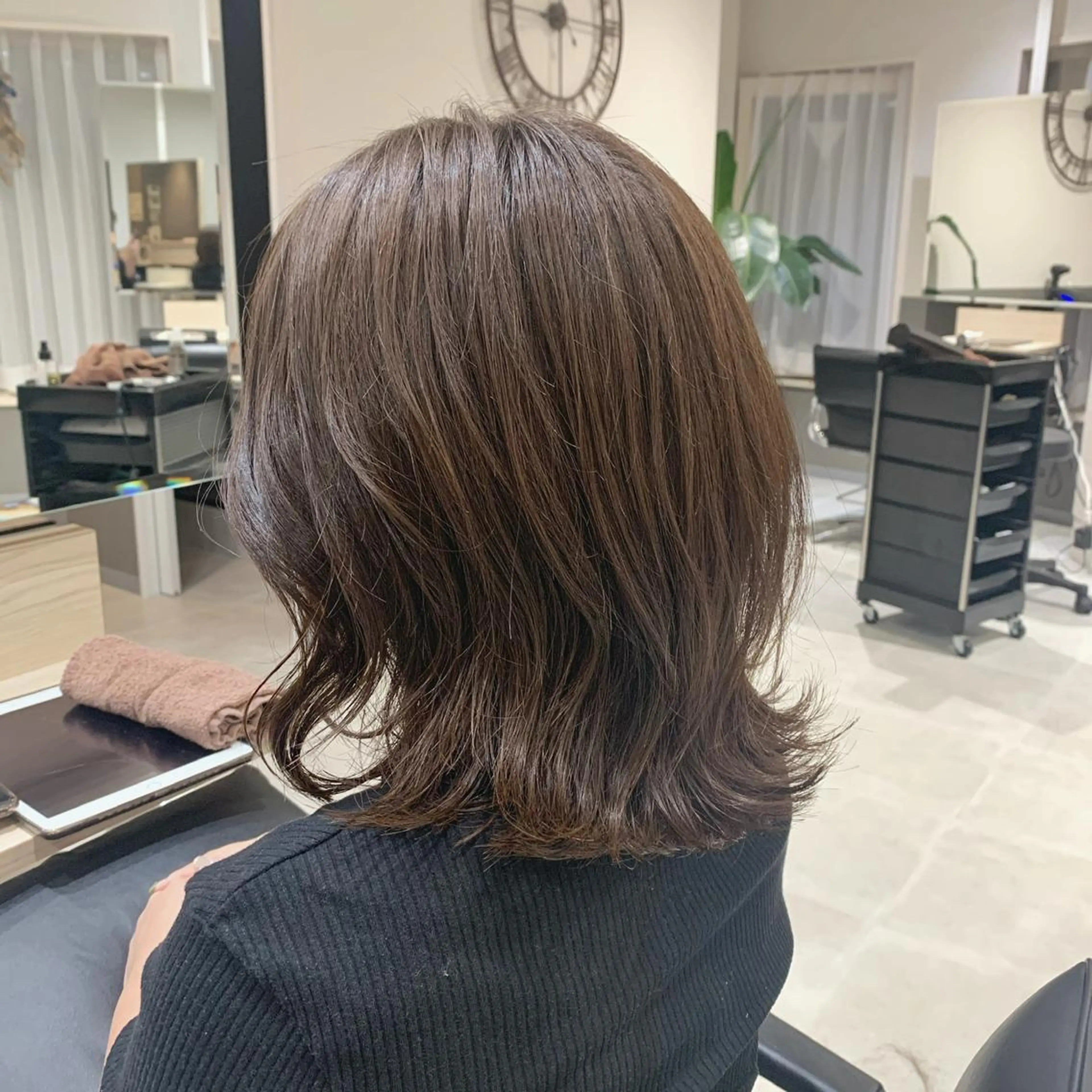 ミディアム カラー 髪質改善専門店 Lucasのヘアスタイル