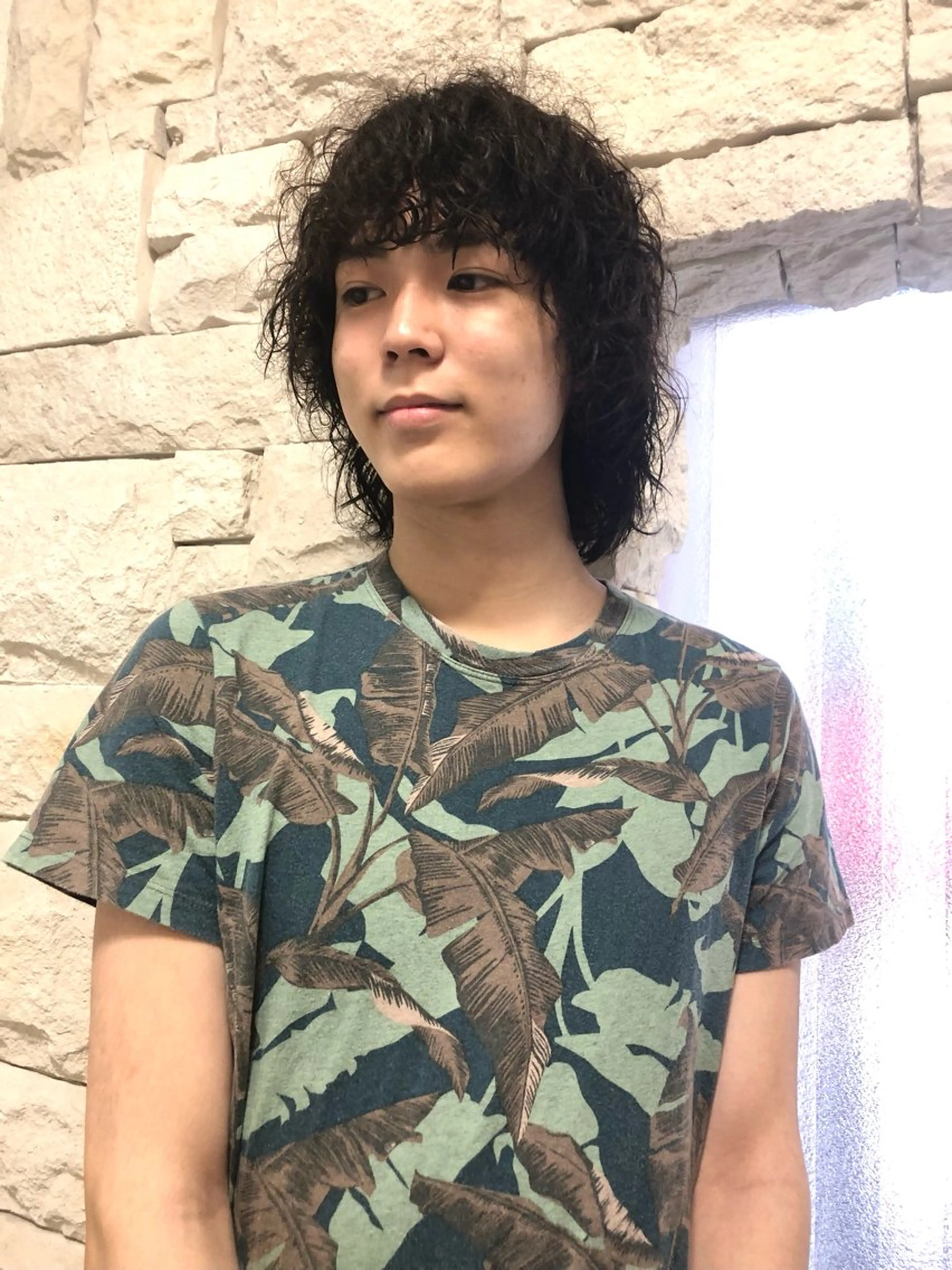 パーマ ヘアアレンジ メンズ カット パーマ トリートメント ヘアセット メンズ特化✂️栗原 侑也のヘアスタイル