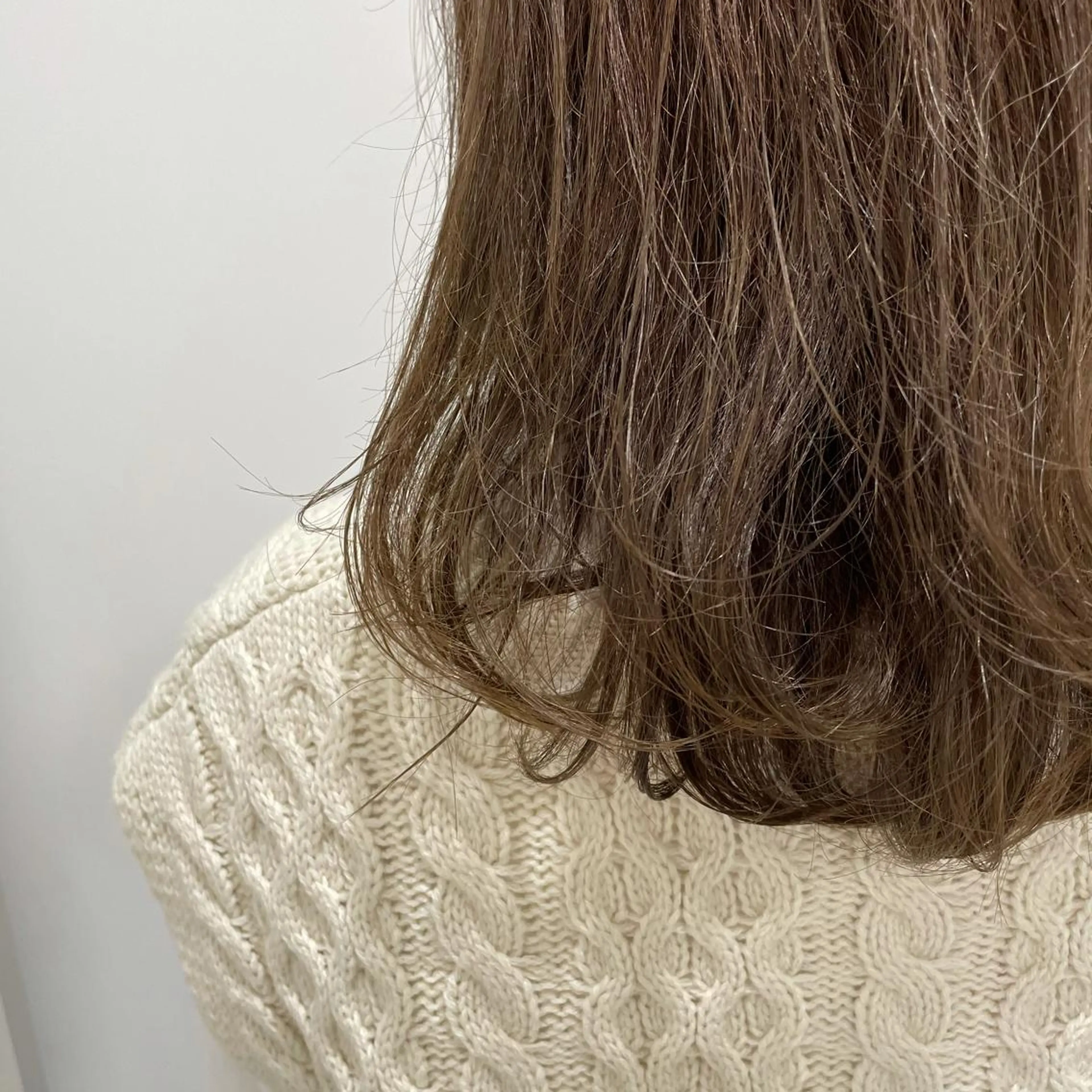 セミロング カラー I'S.横浜所属・赤み消しカラー 🍀JUNKIのヘアスタイル