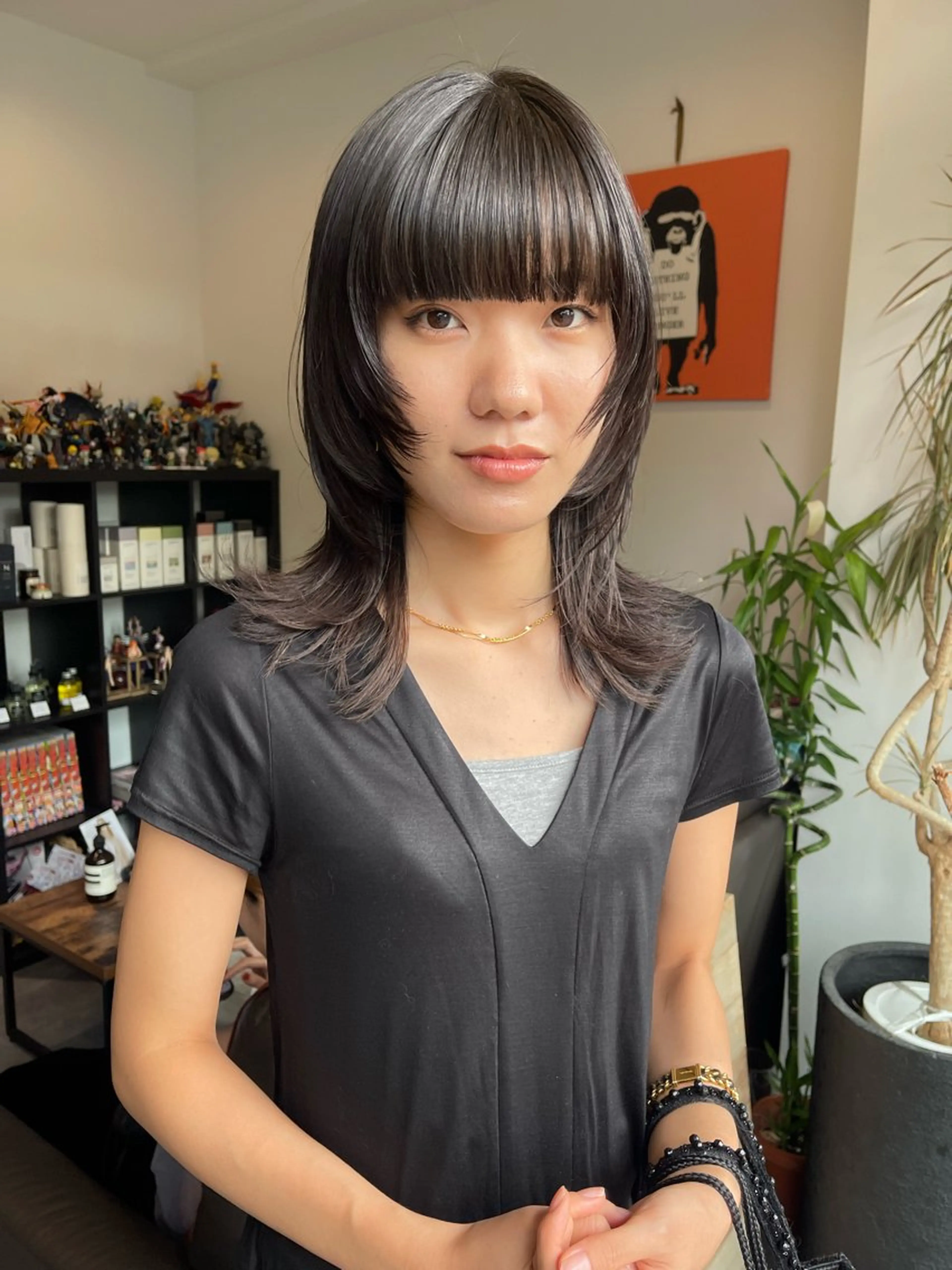 セミロング レイヤーカット カット guild.所属・アトム/ウルフ パーマ/レイヤーのヘアスタイル