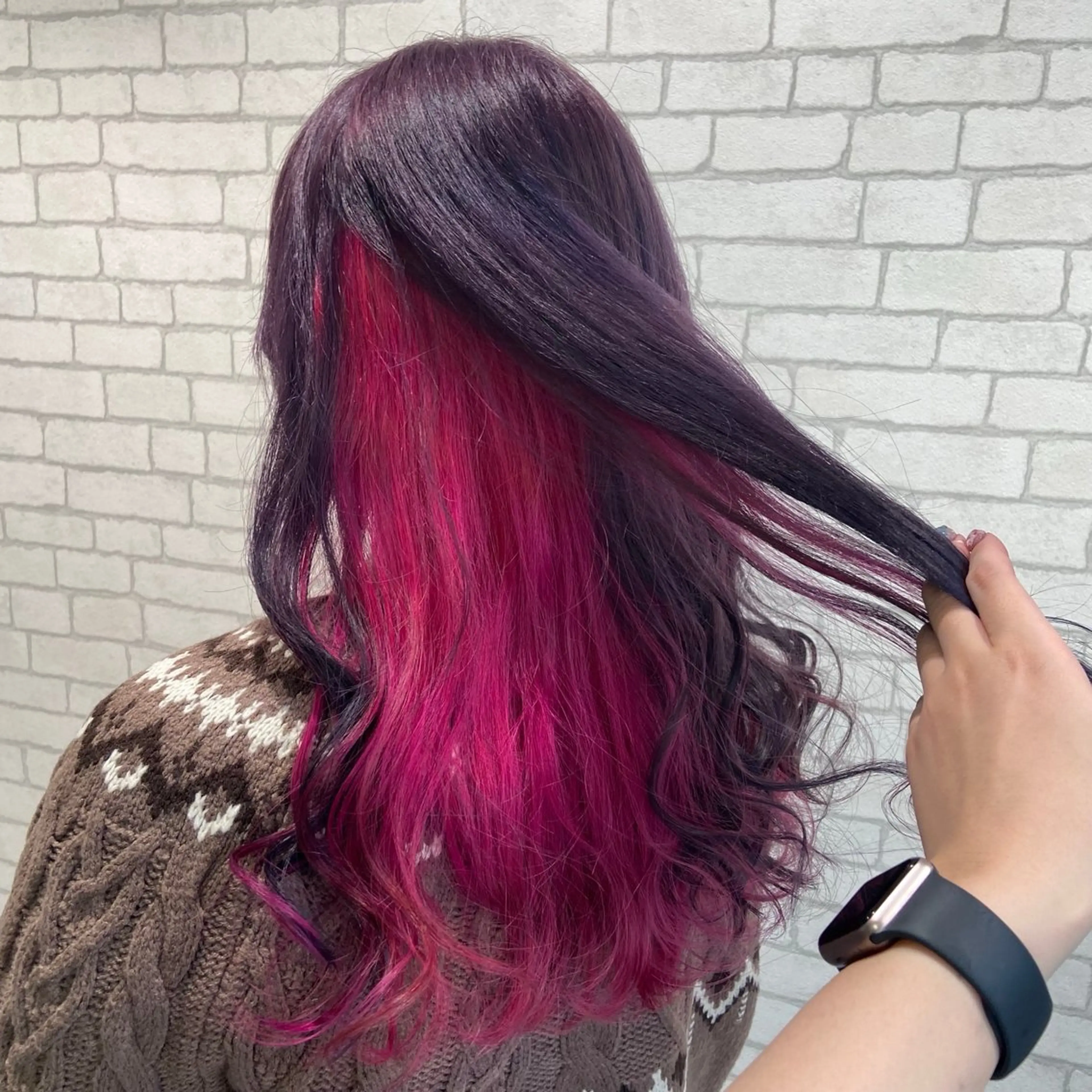 ミディアム カット ヘアカラー メンズパーマ/メンズ カット/KOIROのヘアスタイル