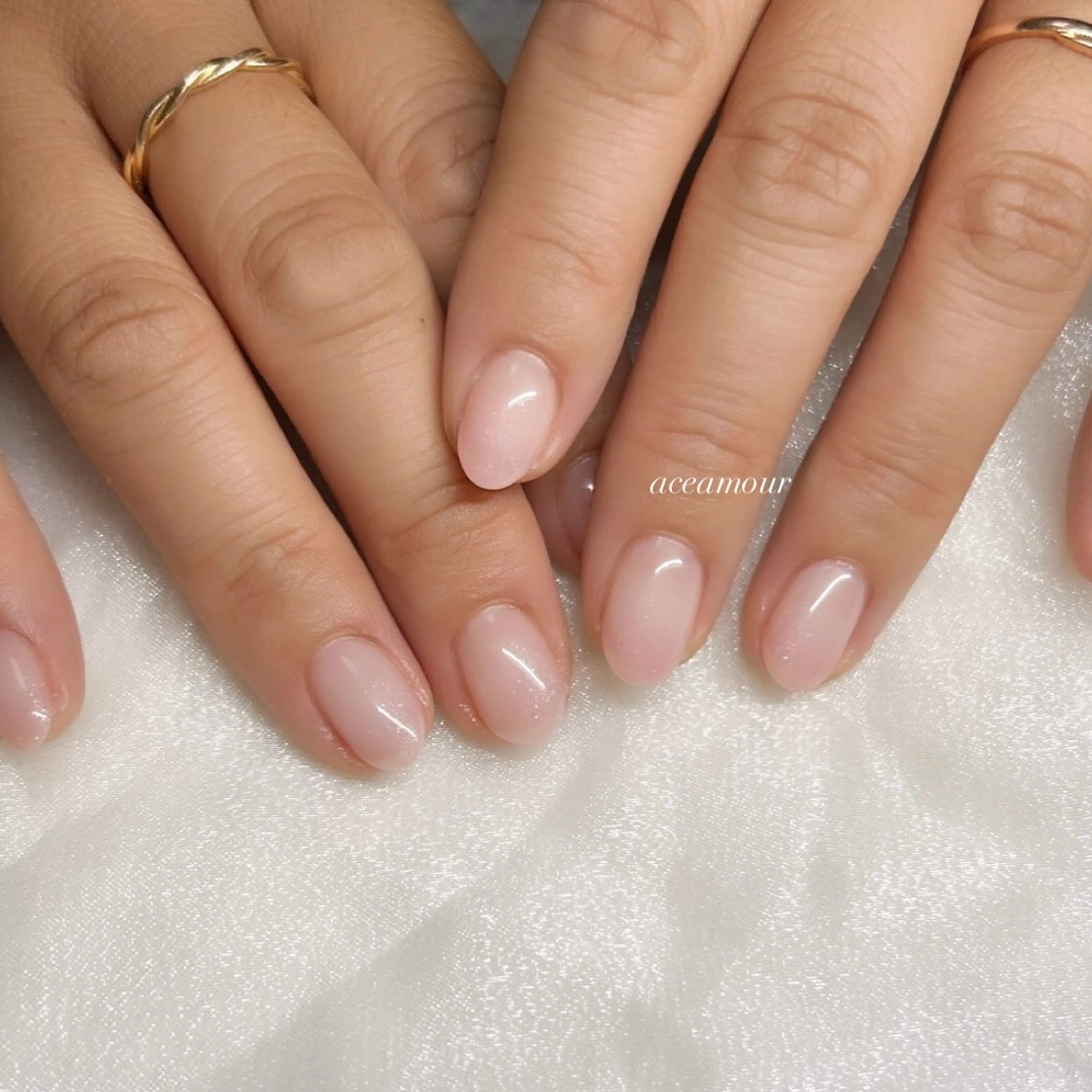 ネイル ハンドネイル ハンドケア ネイル/耳つぼ /新ホワイトニングのネイルデザイン