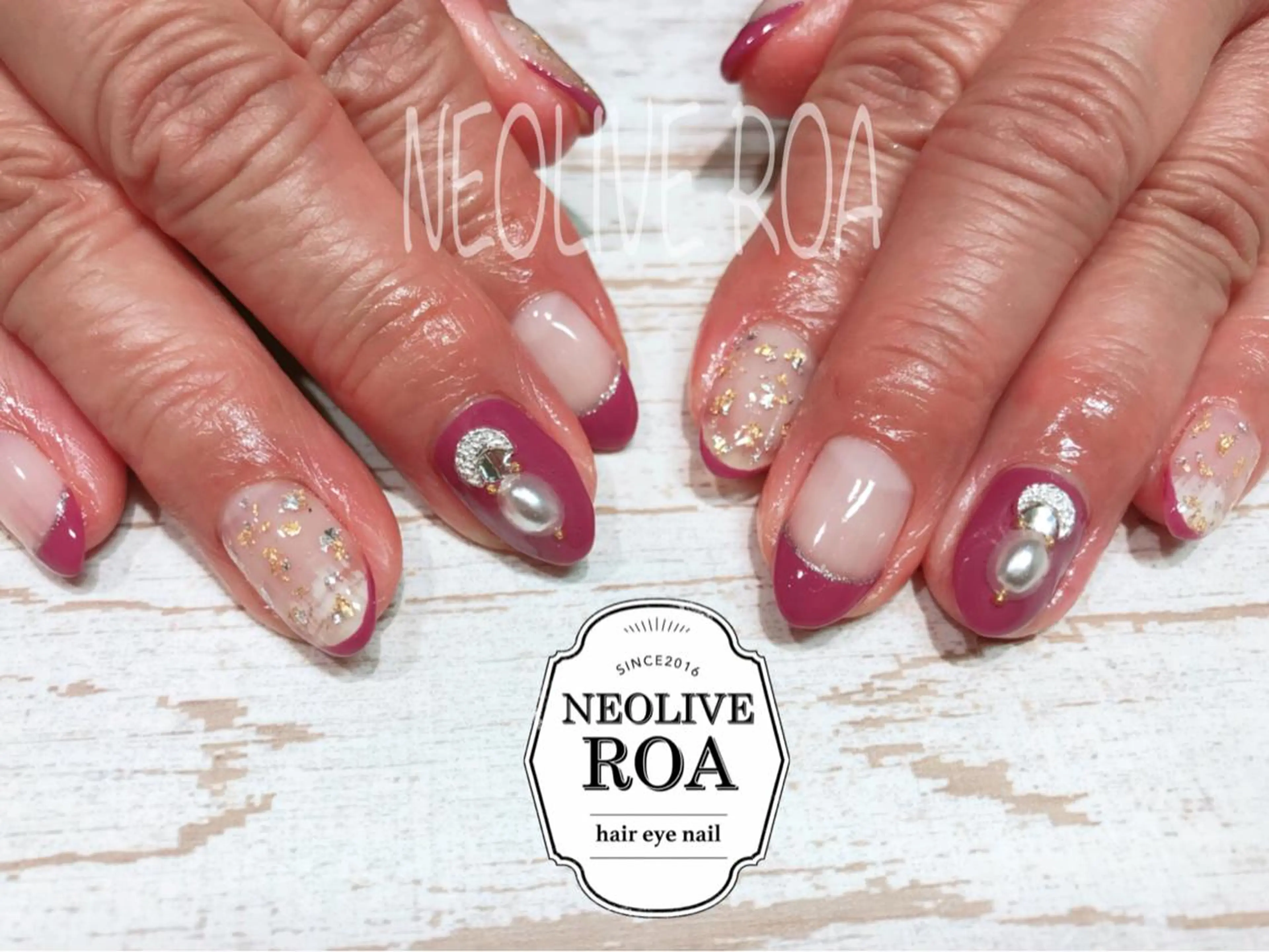 ネイル フレンチネイル ハンドネイル Nail by selenのネイルデザイン