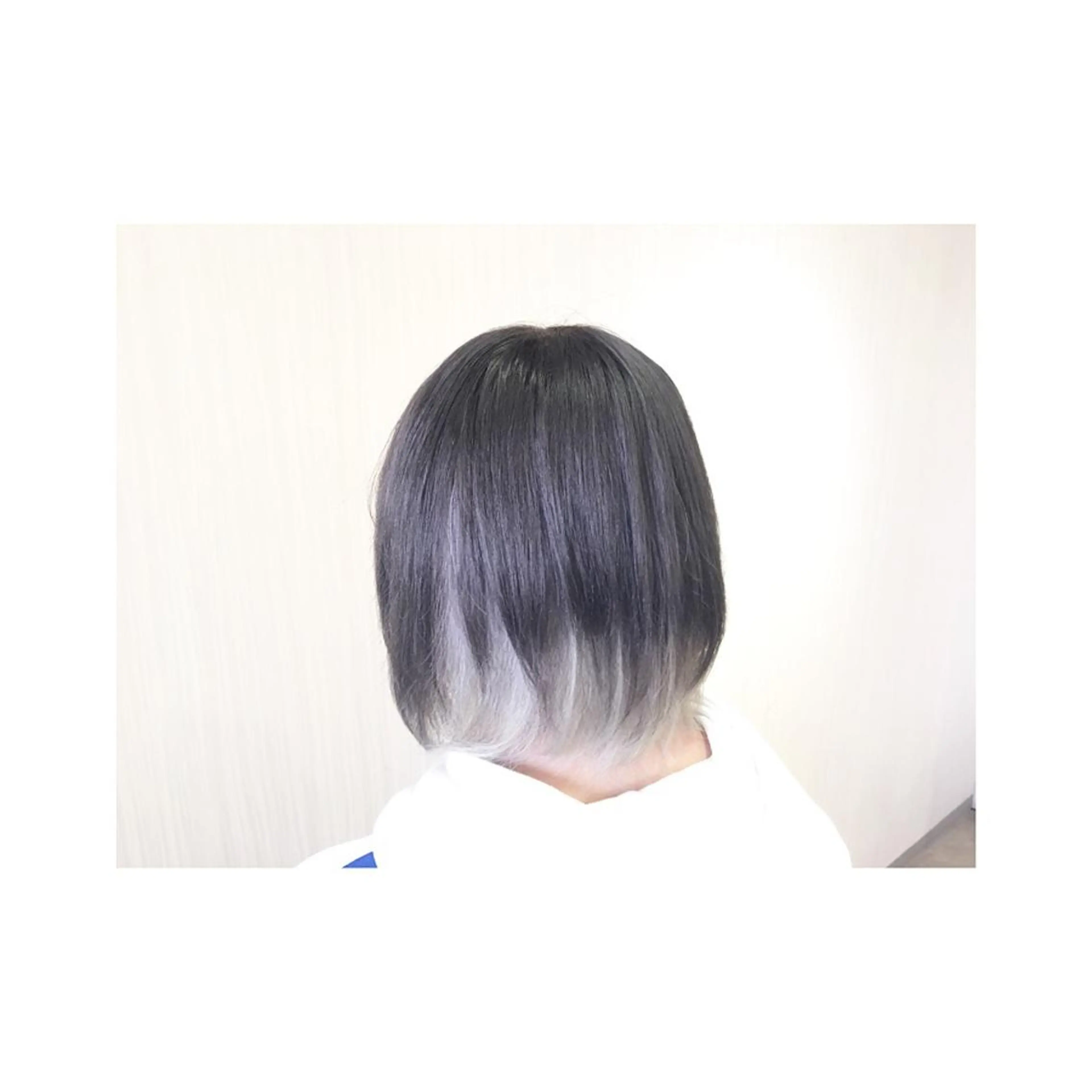 ショート カラー ヘアカラー トリートメント 💓シールエクステ ルミエールのヘアスタイル